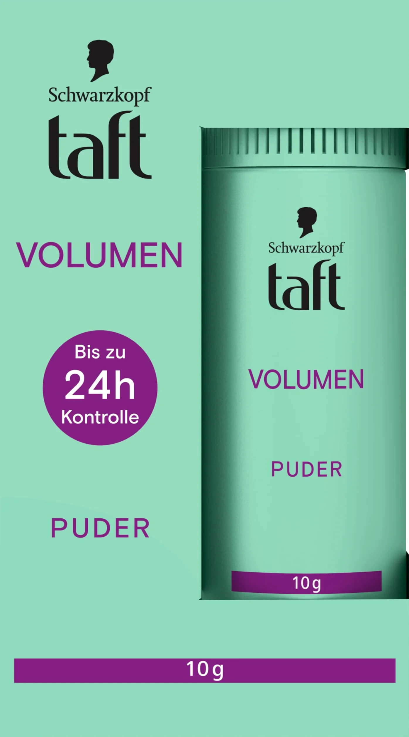 Schwarzkopf TAFT puder do stylizacji włosów objętość 2 x 10 g wegański