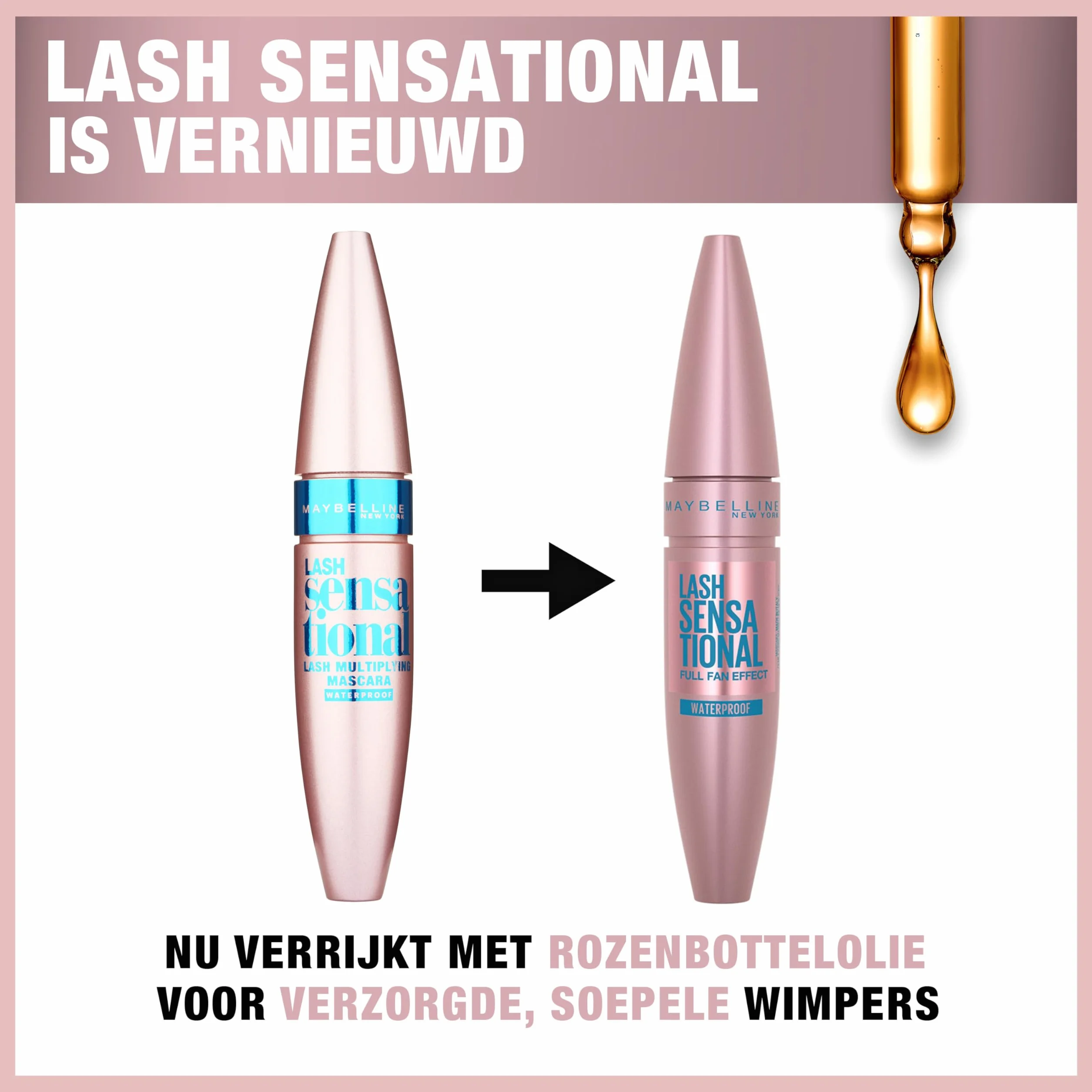 Maybelline Lash Sensational Maskara, 01 Black, 9.5ml