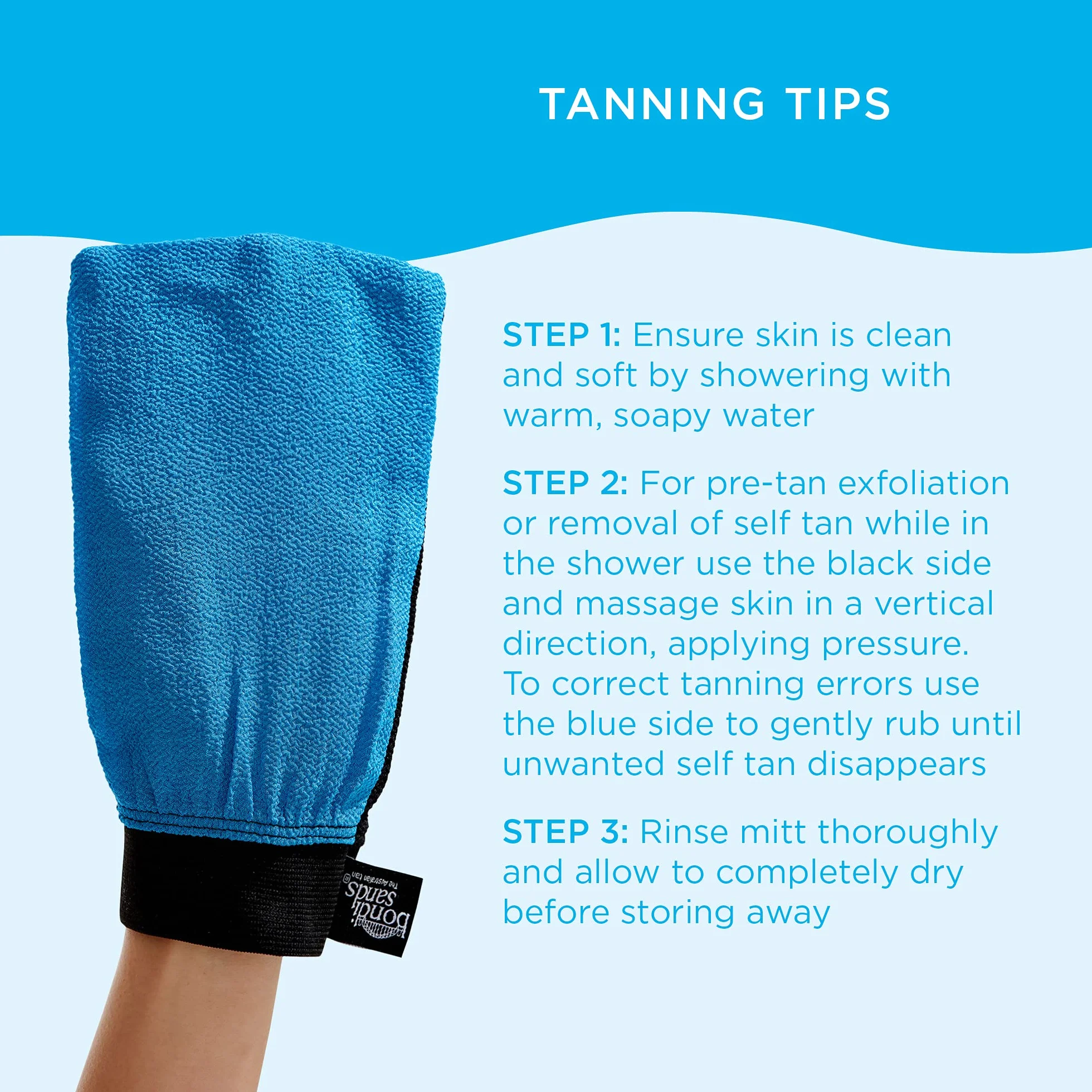 Bondi Sands Reusable Exfoliating Mitt, Rękawica złuszczająca wielokrotnego użytku