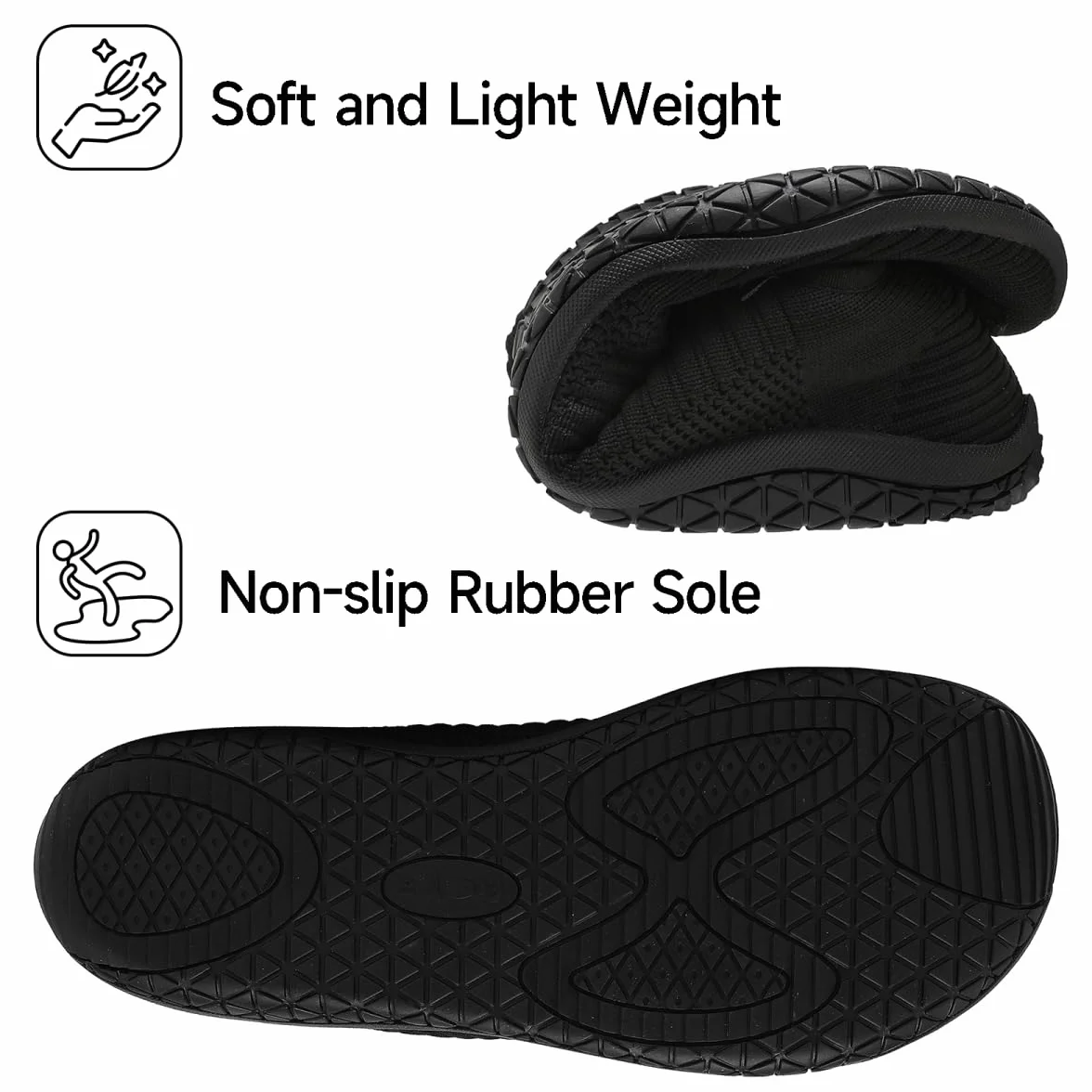 Geweo Buty Barefoot Męskie Damskie – Szerokie Nosek, Zerowy Drop, Oddychające Buty Sportowe i Codzienne, Lekkie Obuwie Minimalistyczne 37-47