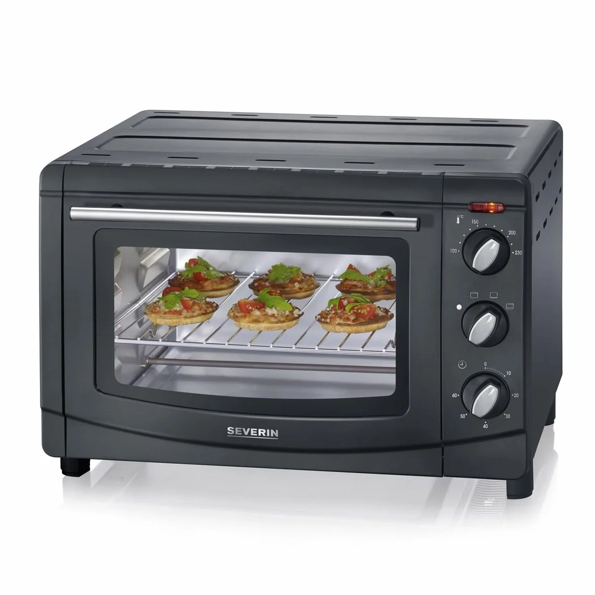 Severin Piec do Pieczenia, Czarny, 20 l, 1500W 230V