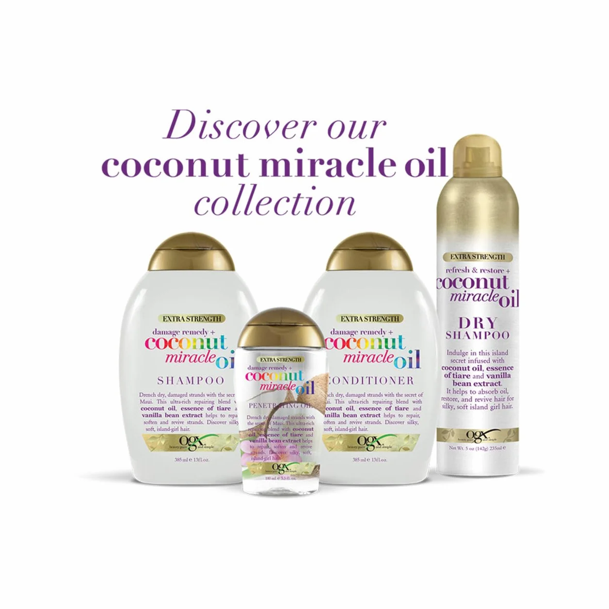 Ogx Coconut Miracle Olejek do Włosów, 100 ml