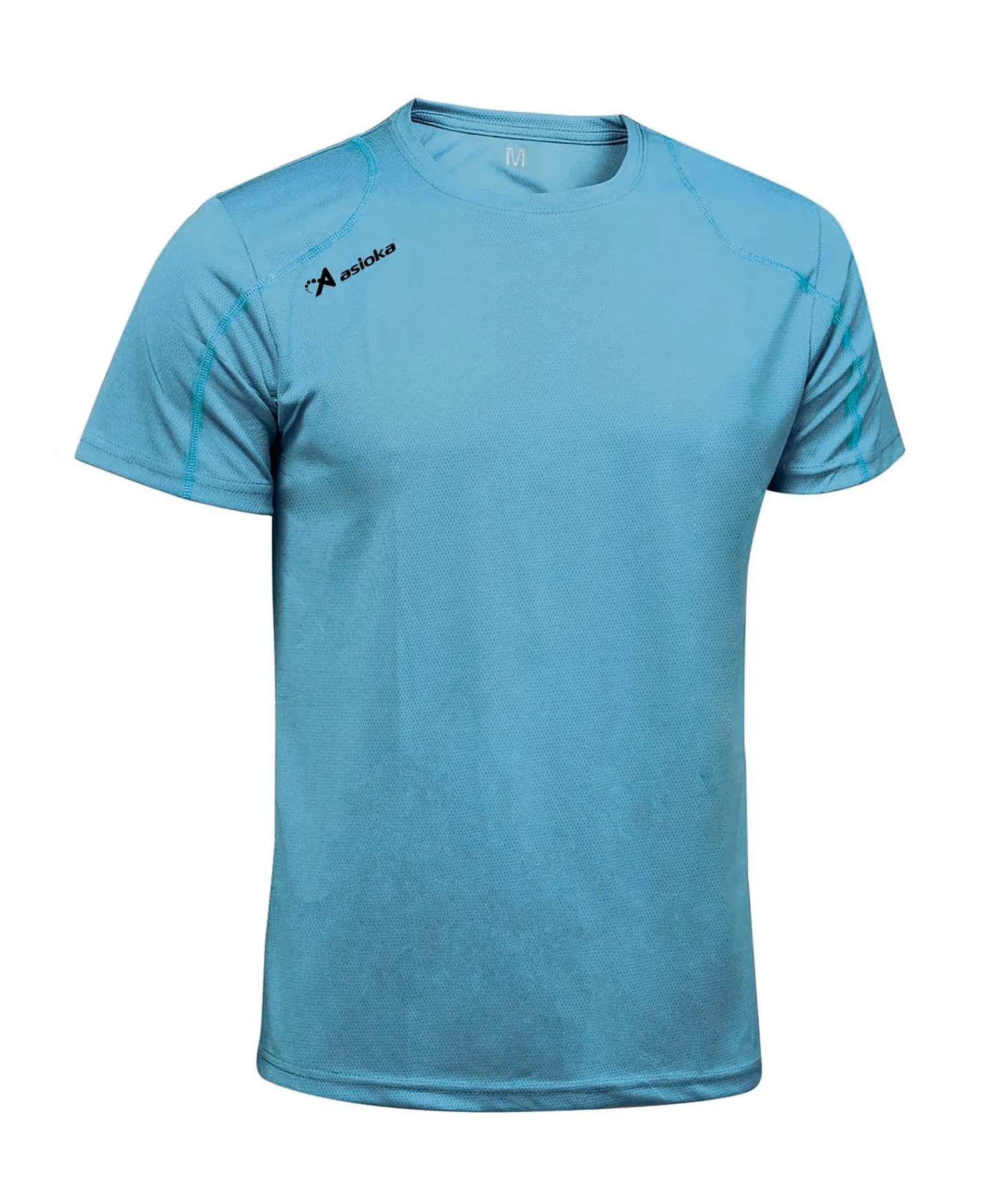 Asioka Uniseks 75/09 T-Shirt, Turkusowy, M
