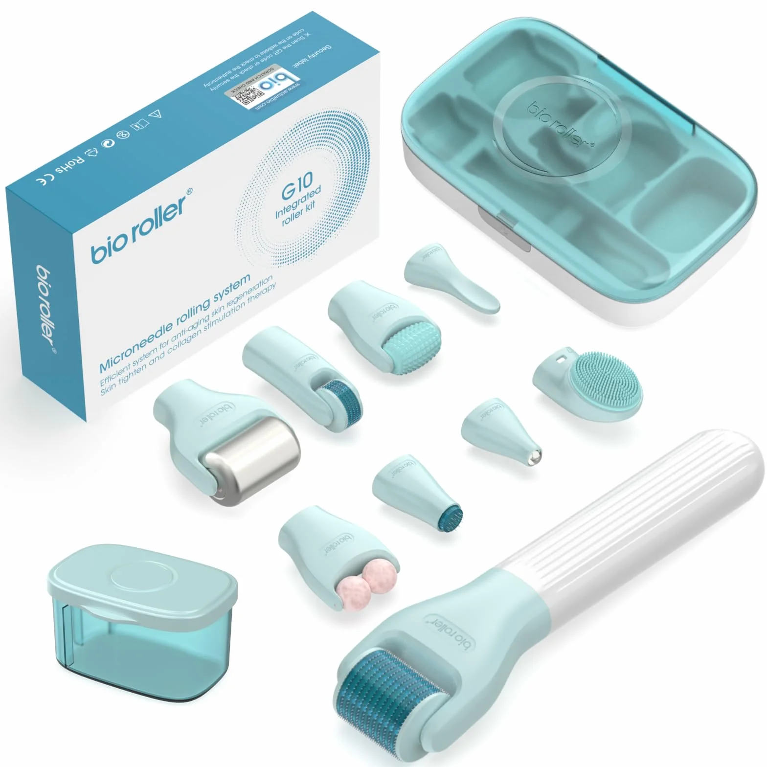 Derma Roller zestaw do mikroigłowania 720 pinów 0,5 mm przeciw zmarszczkom