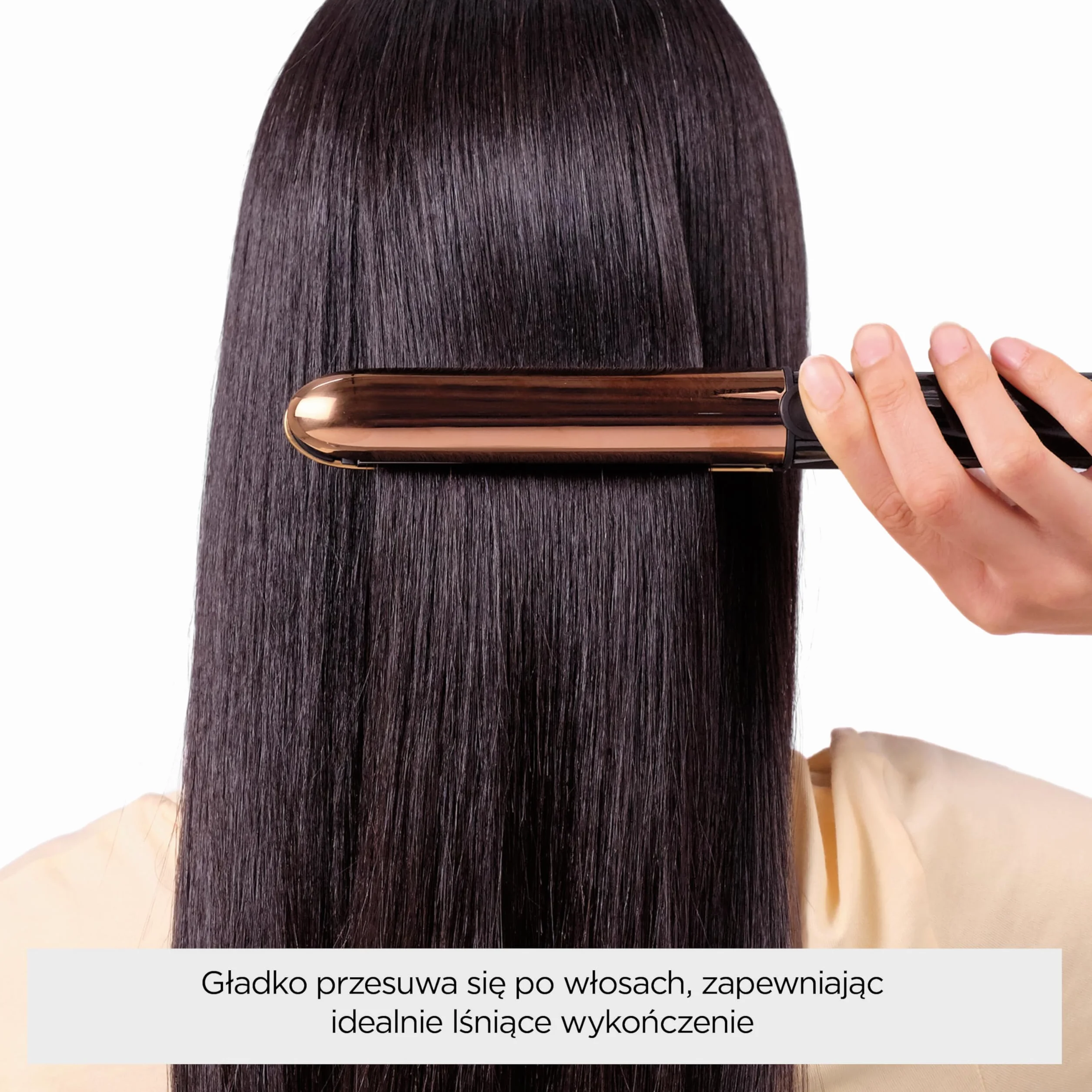 Prostownica BaByliss Straight And Curl Brilliance - wygładzające płytki tytanowe, jonizacja, szybkie nagrzewanie w 15s, zakrzywiona metalowa konstrukcja, 5 ustawień temperatury do 235°C, ST482E