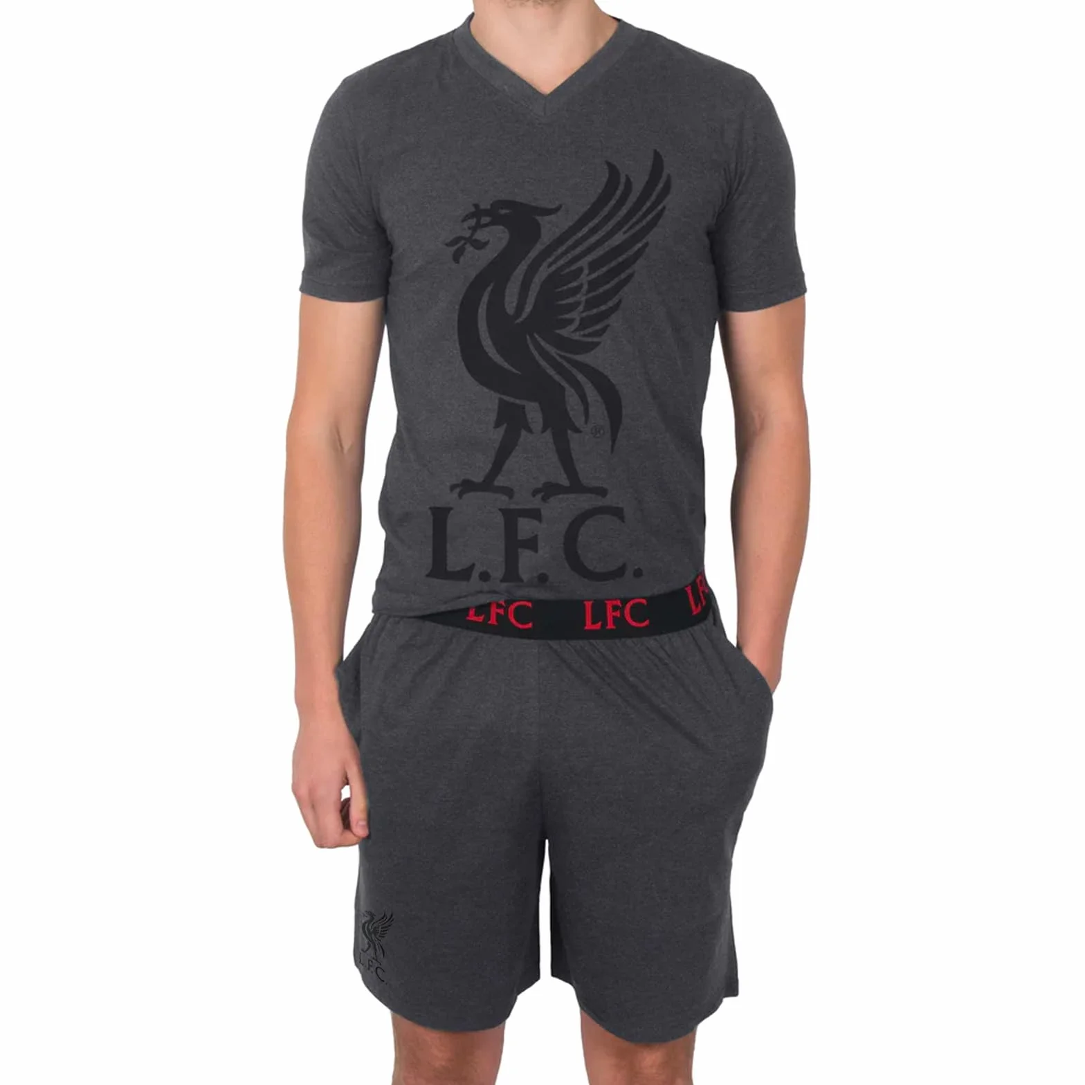 Liverpool FC męska piżama krótka odzież domowa oficjalny prezent piłkarski