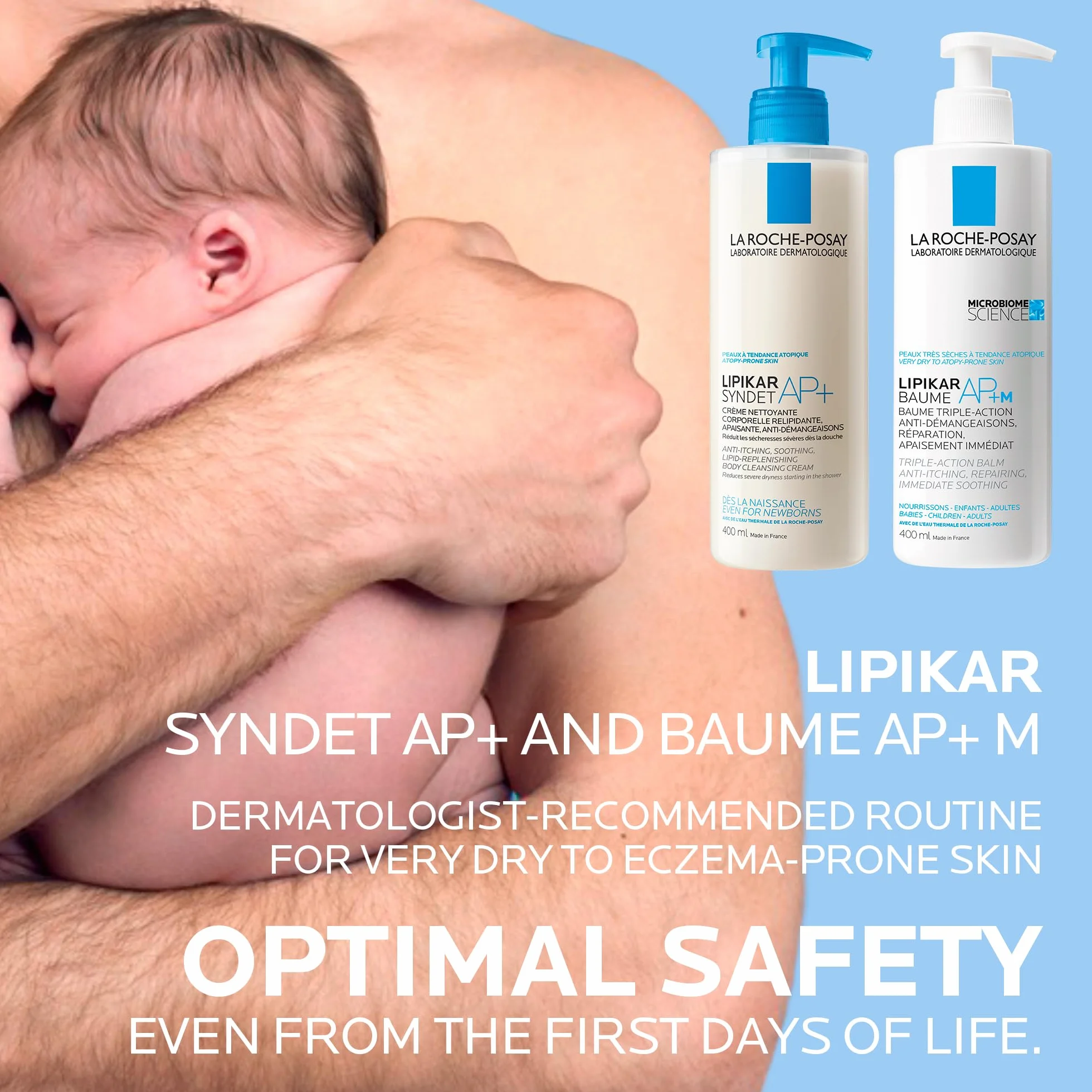 La Roche-Posay Lipikar Syndet AP+ Żel-Krem Myjący 400 ml