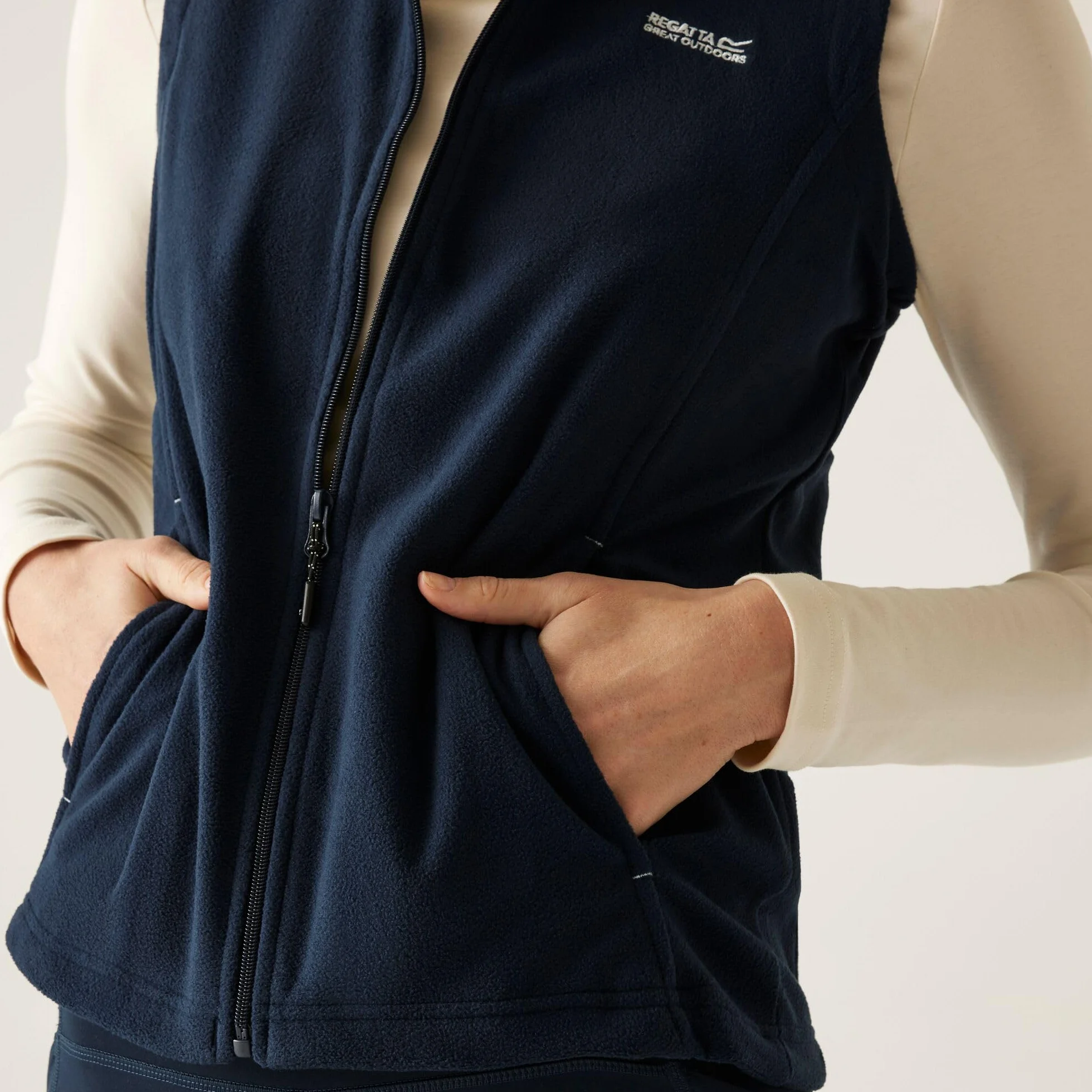 Regatta Sweetness Ii' Gilet Pile Symmetry Con Zip Su Tutta La Lunghezza Bodywarmers