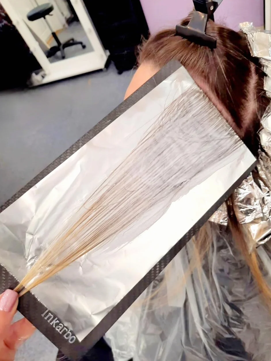 Deska paletka węglowa do koloryzacji włosów i balayage fryzjerska 45 cm