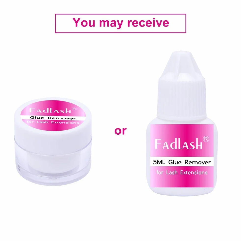 FADLASH Zmywacz kleju do przedłużania rzęs 5ml Profesjonalny kremowy zmywacz kleju do przedłużania rzęs (zmywacz kleju-5ml)