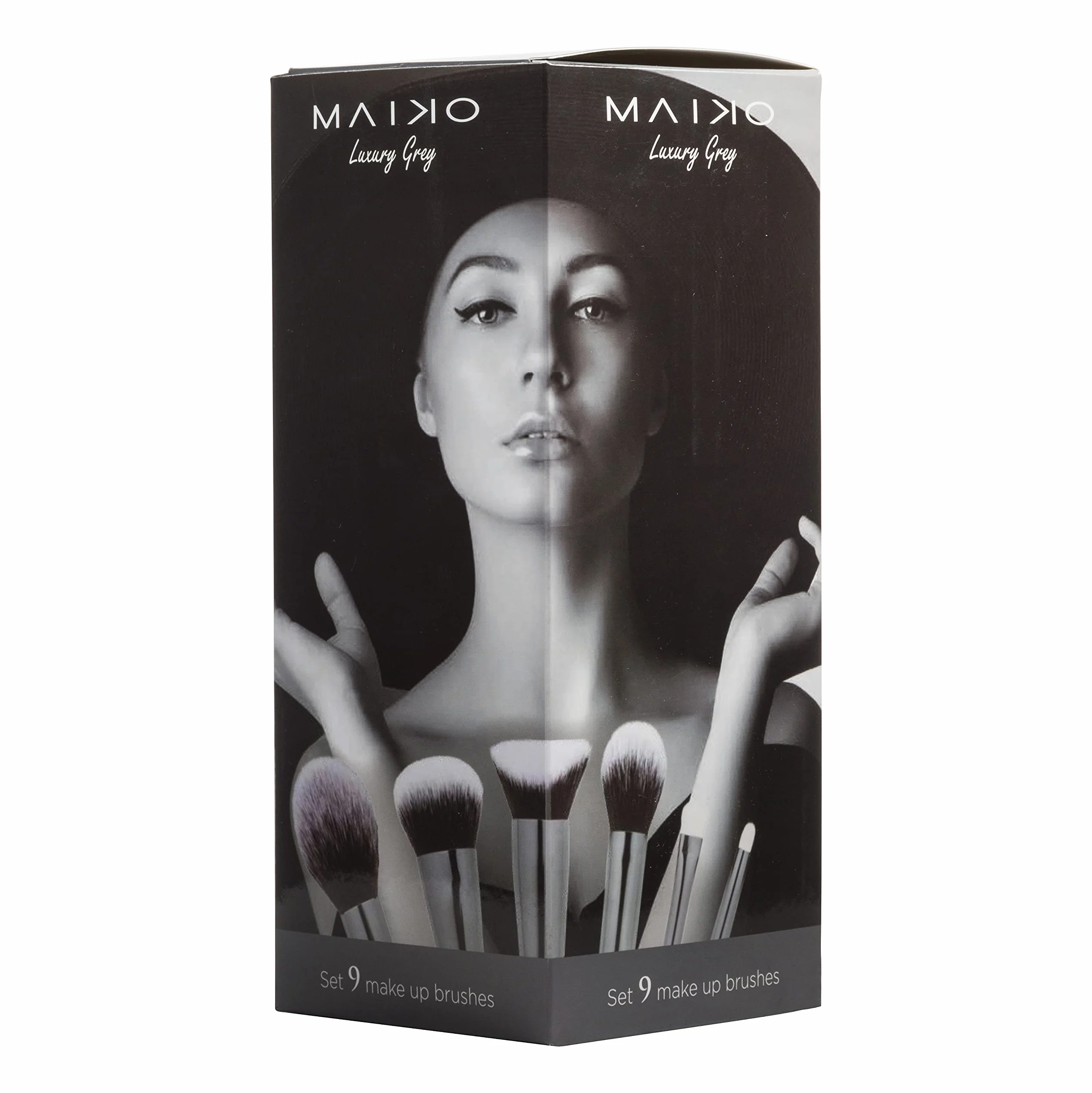 MAIKO Zestaw 9 pędzli Grosey szary