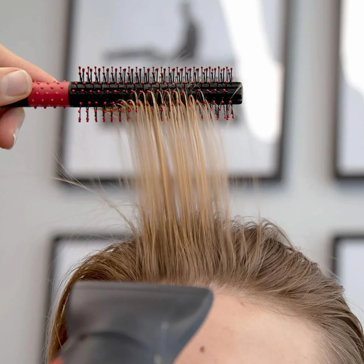 Uppercut Deluxe Quiff Roller For Hair Styling, Volumising Mens Styling Hair Brush to Lift the Hair with Spaced Ball Tipped Bristles to Prevent Pulling