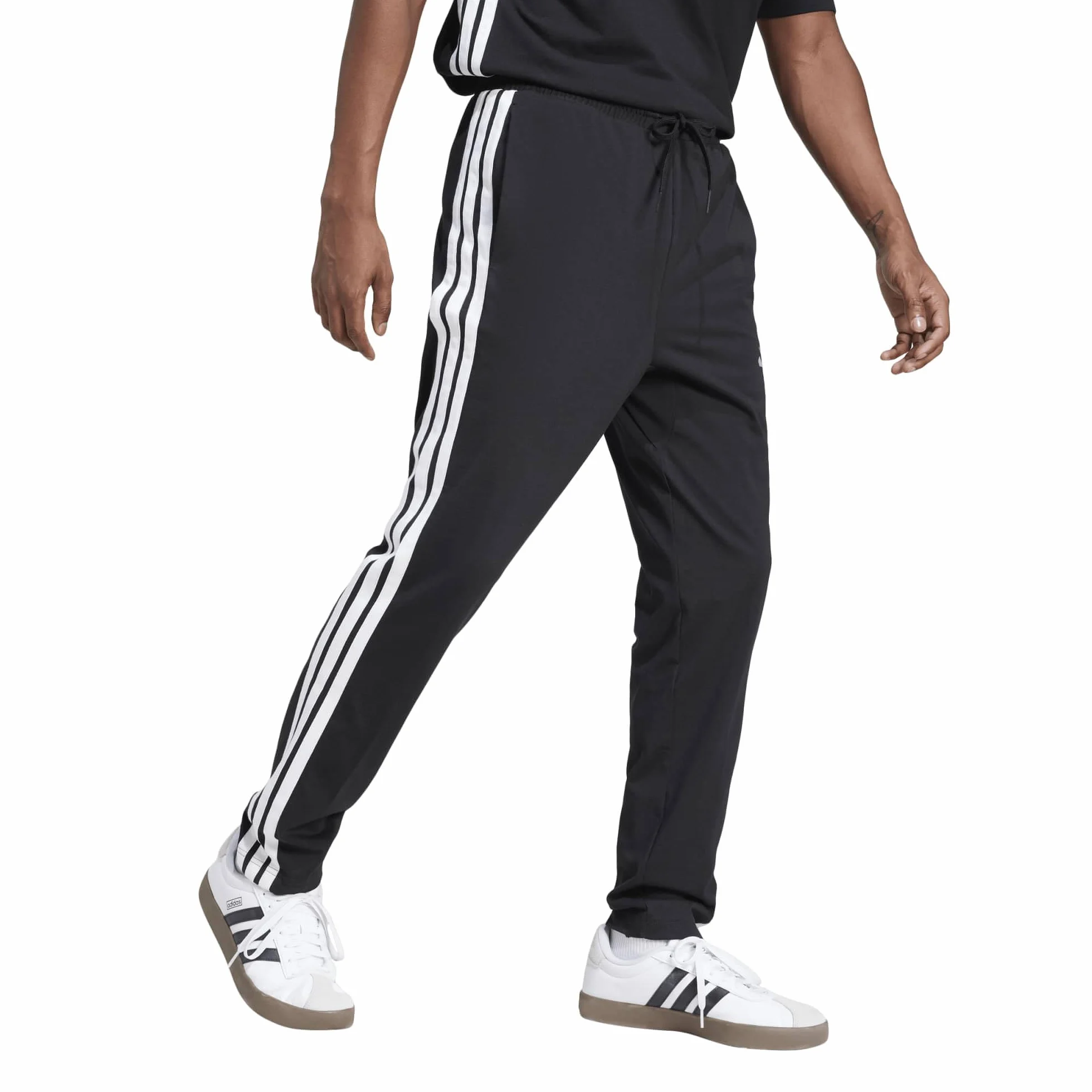 adidas Essential Three Stripes Single Jersey Pant - Spodnie dresowe Mężczyźni