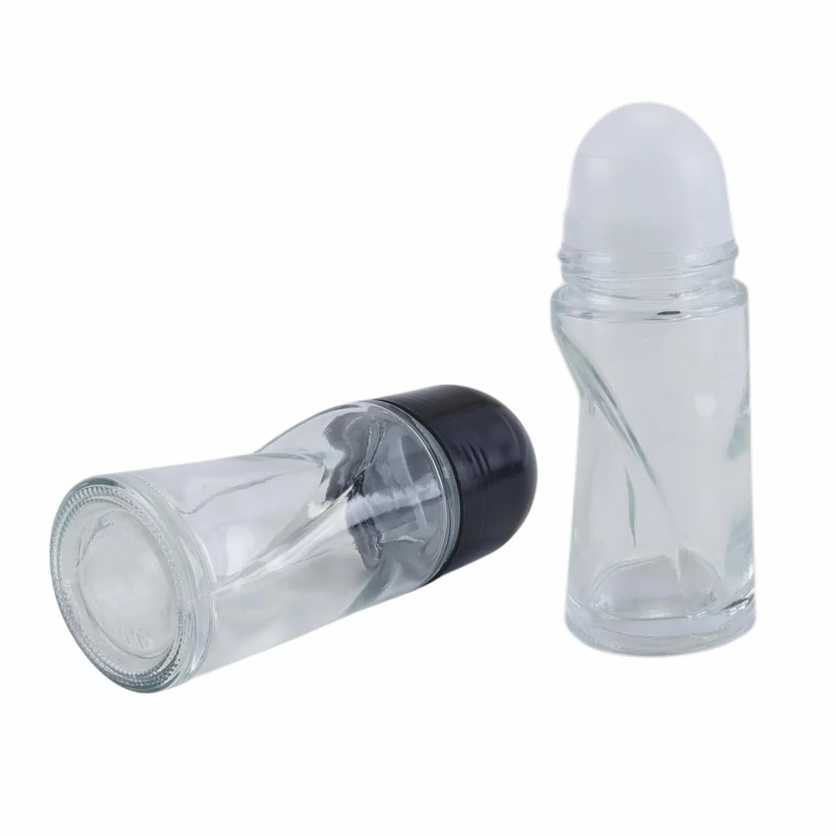 2 szt. 50 ml szklane butelki roll-on na olejki eteryczne, wielokrotnego napełniania, kosmetyki zapachowe, pielęgnacja osobista, narzędzia podróżne