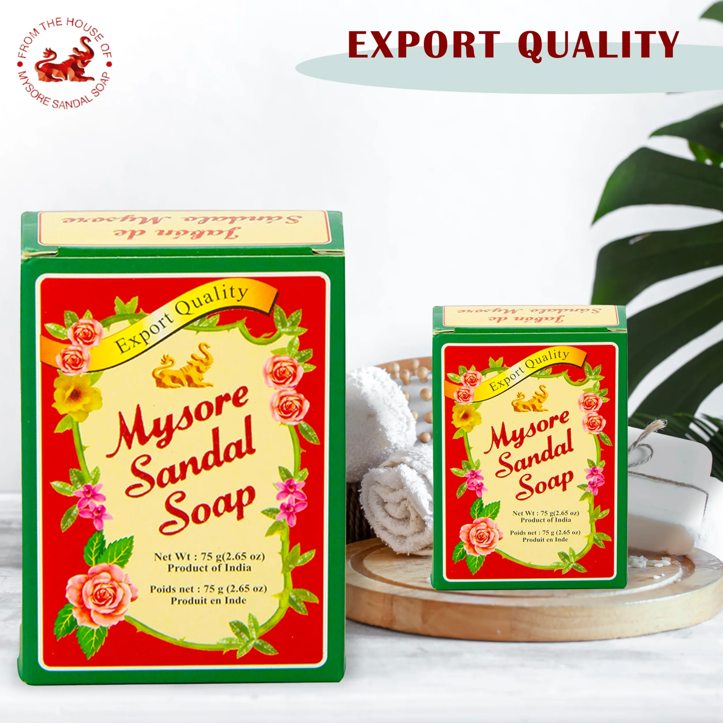 Mysore Sandal mydło do drewna 75 ml (opakowanie 18 szt.)