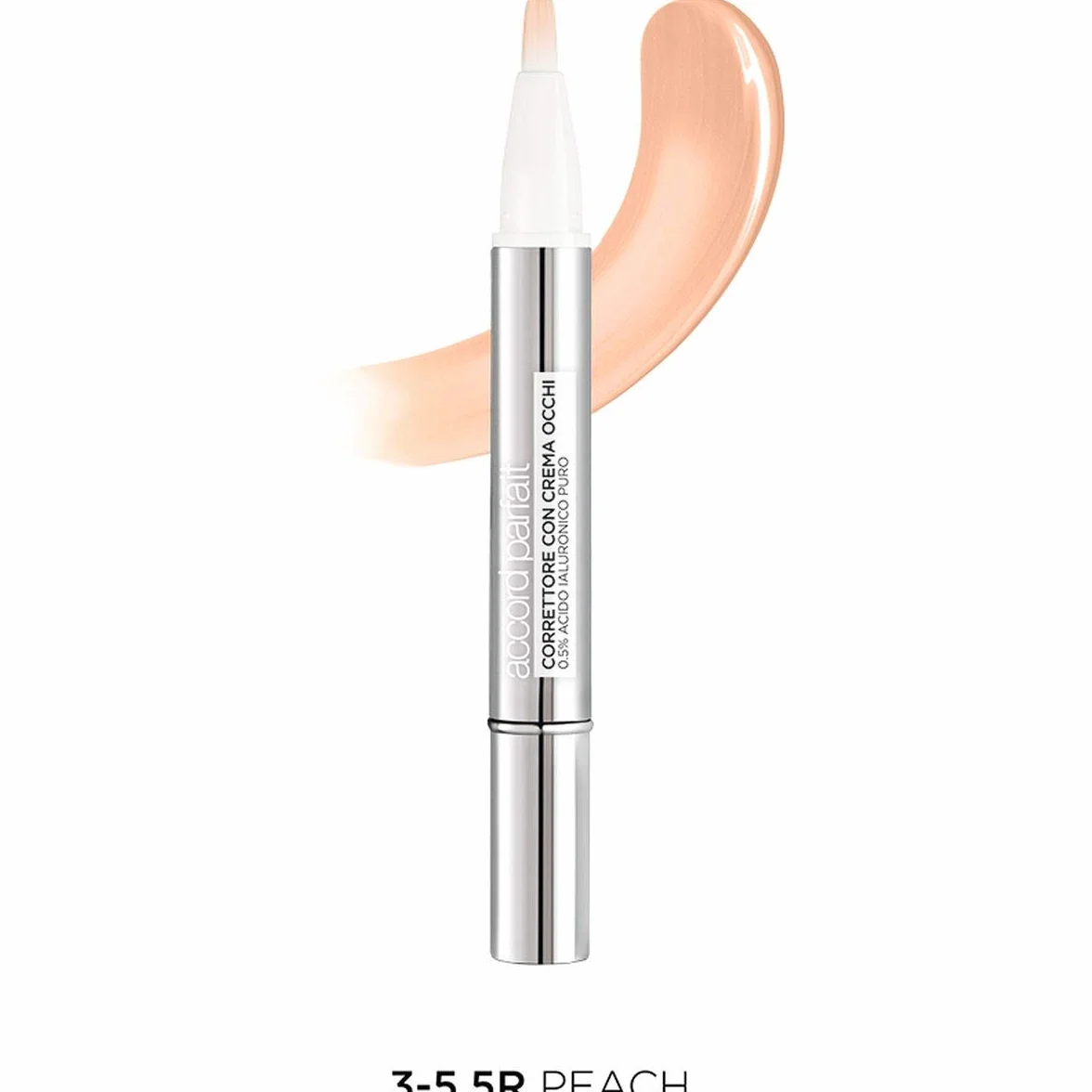 L'Oréal París Accord corrector Parfait Eye Cream in a Concealer tono medio claro 3-5.5R Peach