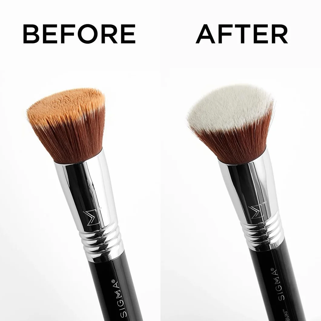 Sigma 2X Sigma Spa Brush Rękawica do czyszczenia pędzli do makijażu, rękawica do czyszczenia pędzli z 7 teksturami, silikonowa mata do czyszczenia pędzli, rękawica do głębokiego czyszczenia i