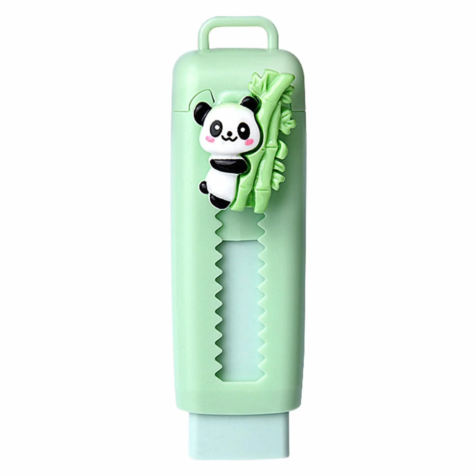 Gumka Push Pull, przesuwna wysuwana konstrukcja, 8x2,5cm, gumki do ołówków Panda, urocze artykuły pa szkolne, czyszczenie bez rozmazywania, dla dzieci uczniów do pisania malowania rysowania