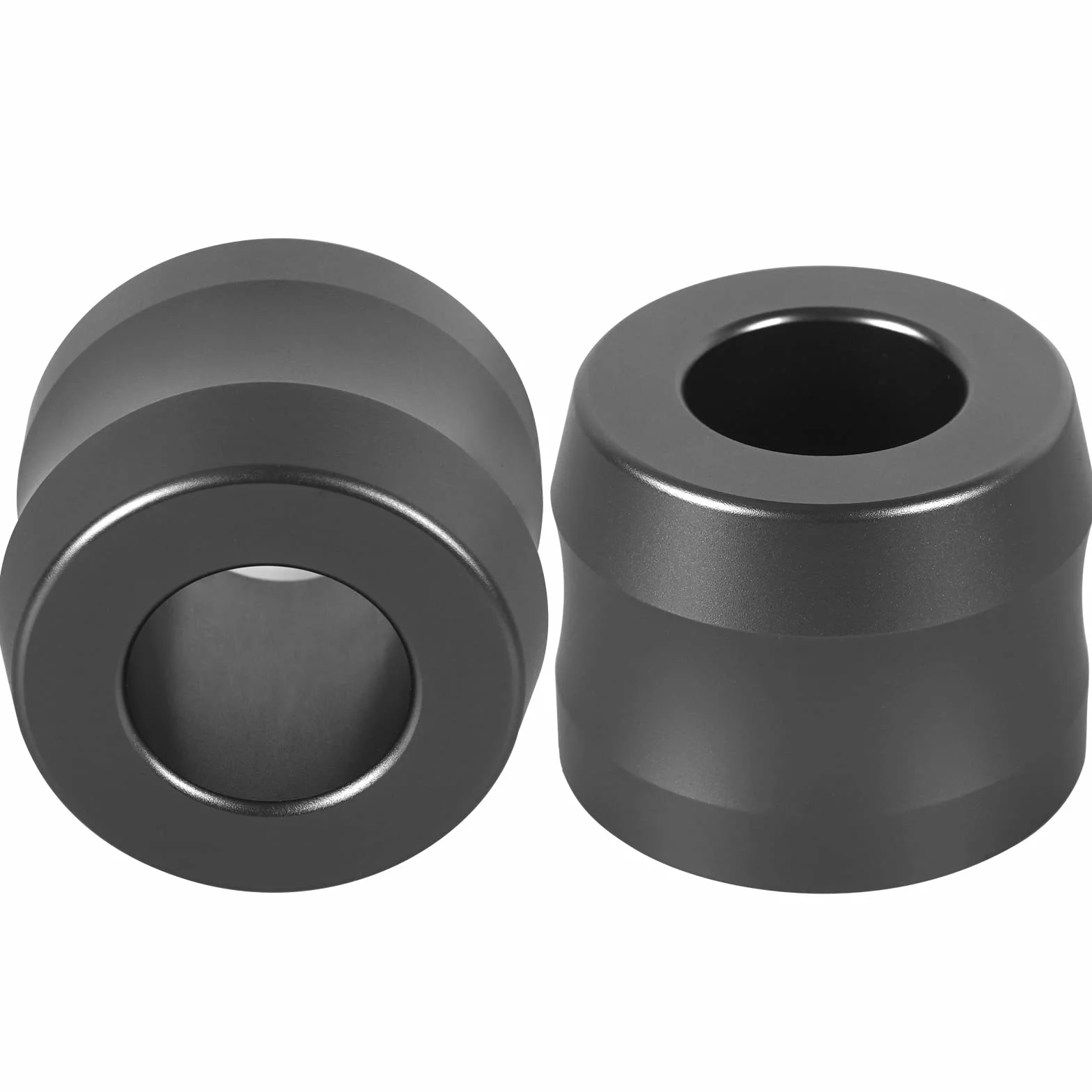 Linkidea Zestaw 2 stojaków na maszynkę golenia z aluminium, średnica otworu 0,86" (22 mm) stojak golenia dla mężczyzn na blaty łazienkowe, kompatybilny z Gillette Fusion 5 Power, ProGlide Shield Power