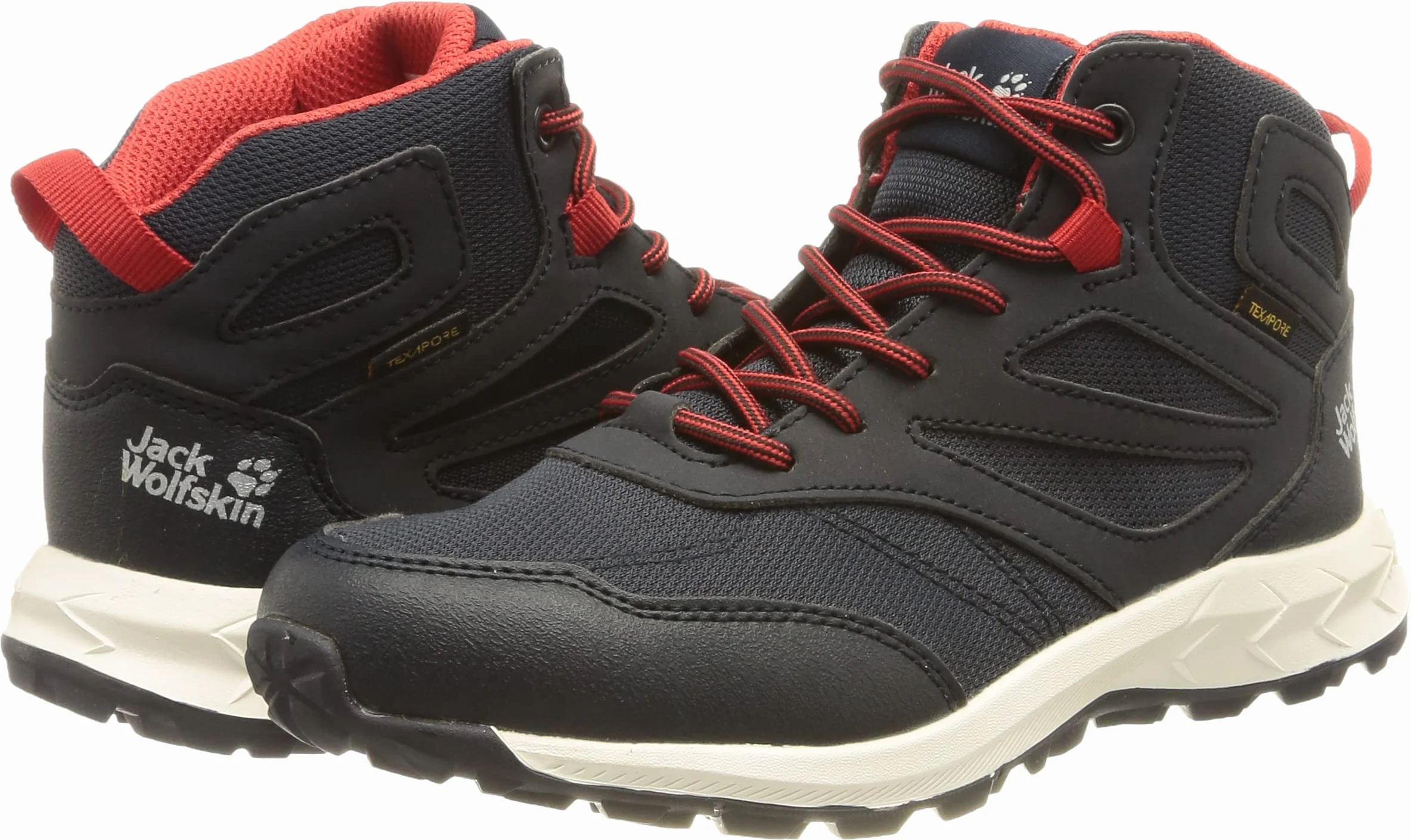 Jack Wolfskin Uniseks - dzieci Woodland Texapore Mid KButy Trekkingowe