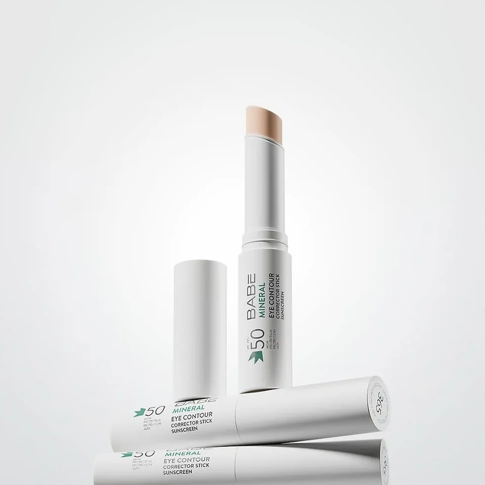 Mineral Eye Contour SPF50 Fotoprotektor konturów oczu Filtry Słoneczne 100% Minerały Skóra wrażliwa