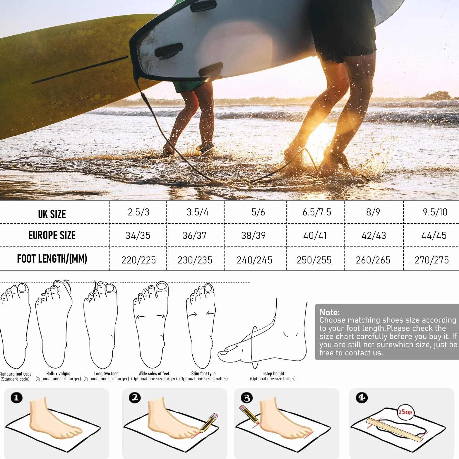 Buty do wody uniseks, antypoślizgowe, do wody, na plażę, basen, do jogi, surfingu, lekkie, oddychające i szybkoschnące