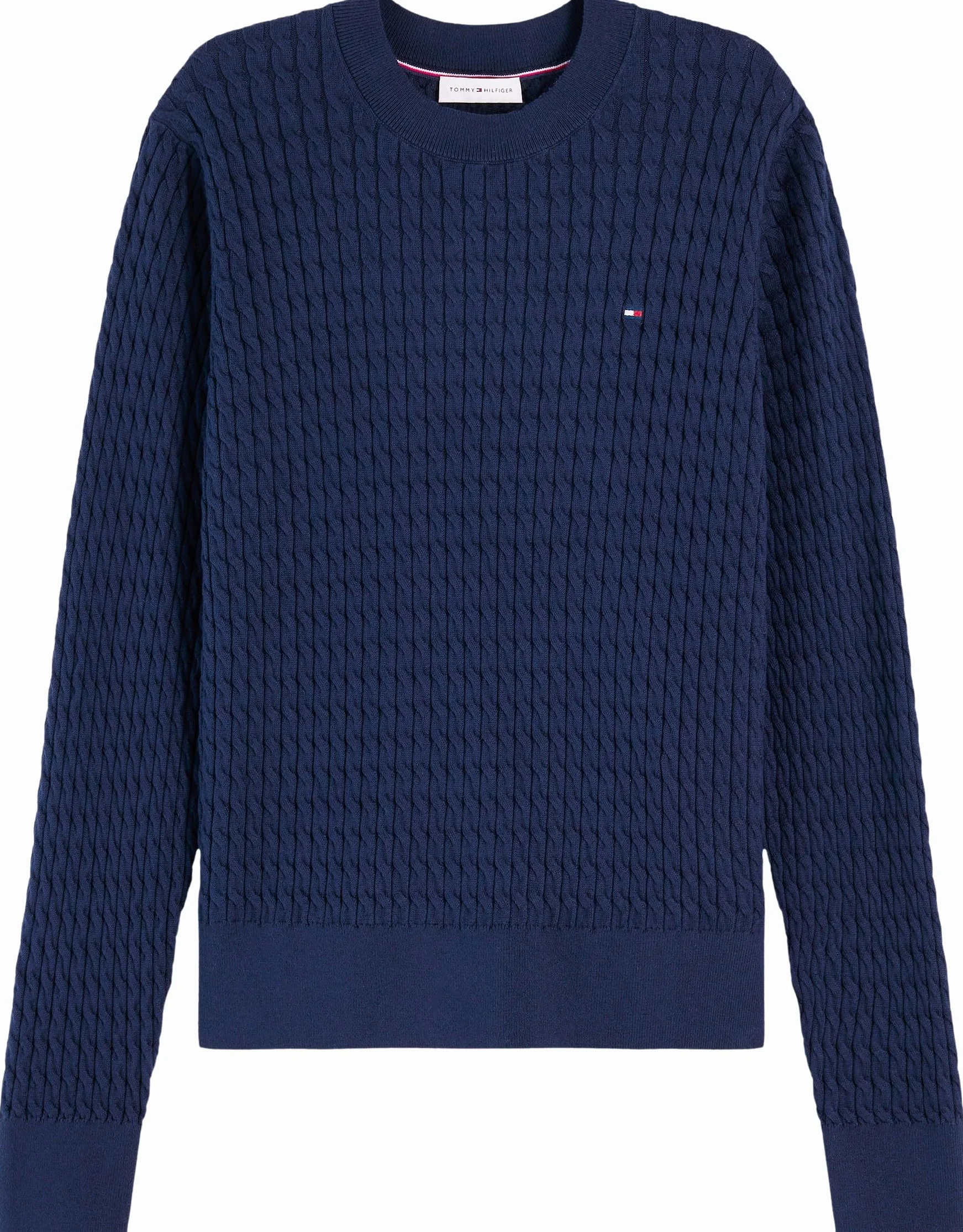 Tommy Hilfiger Sweter damski, Niebieski (Dark Night Navy), XXS