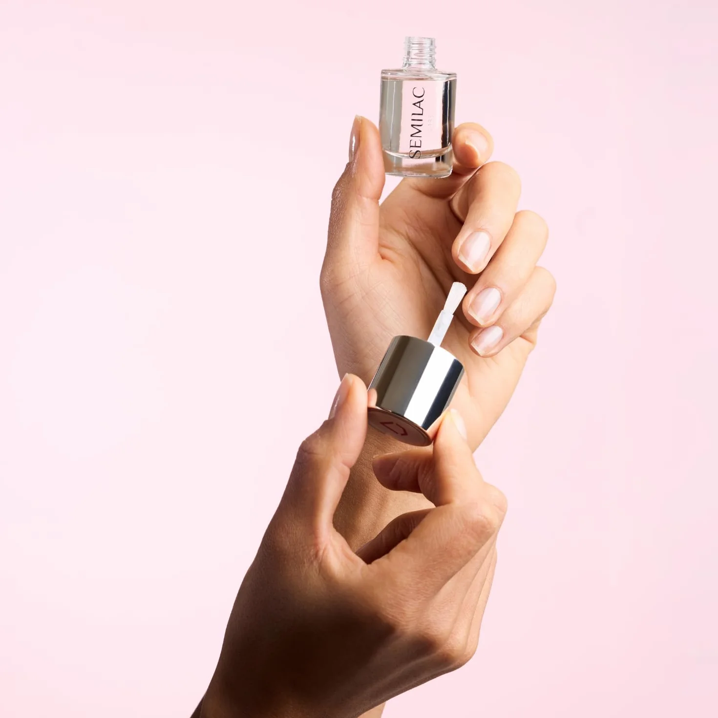Semilac Plant Keratin Boost odżywka do utwardzania paznokci 11 ml – pielęgnacja i podkład bazowy do łamliwych paznokci, z wegańską keratyną, wzmacnia i regeneruje