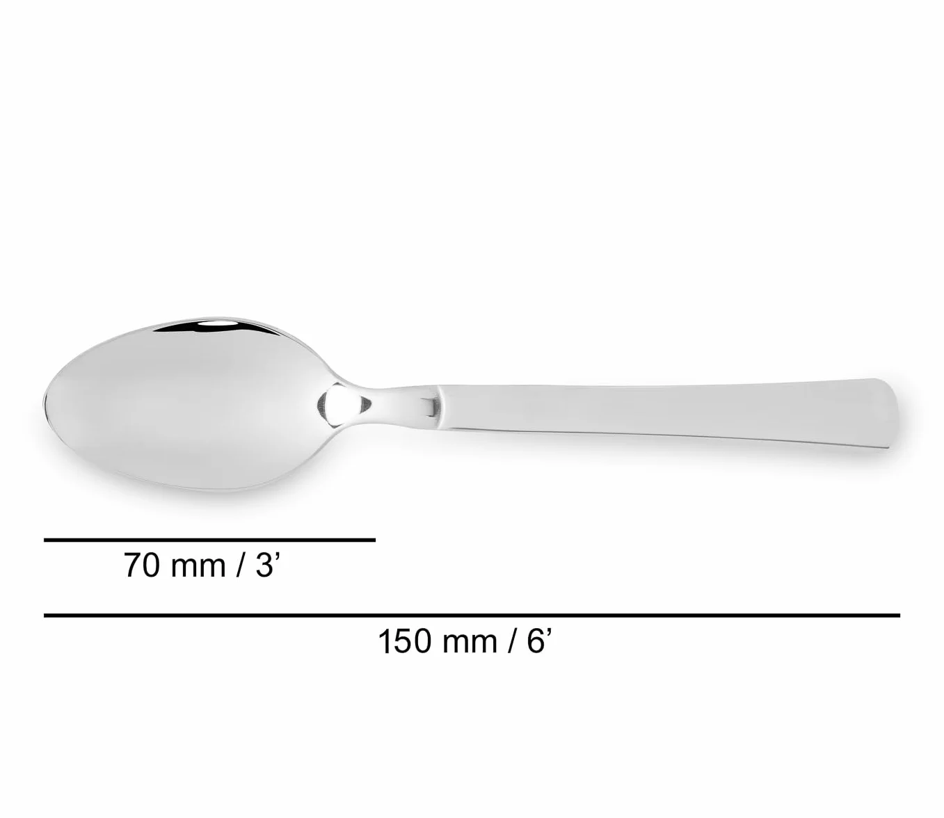 Arcos Nóż stołowy - łyżka deserowa łyżka stołowa - monoblok z jednego kawałka stali nierdzewnej 18/10 i 150 mm - kolor srebrny