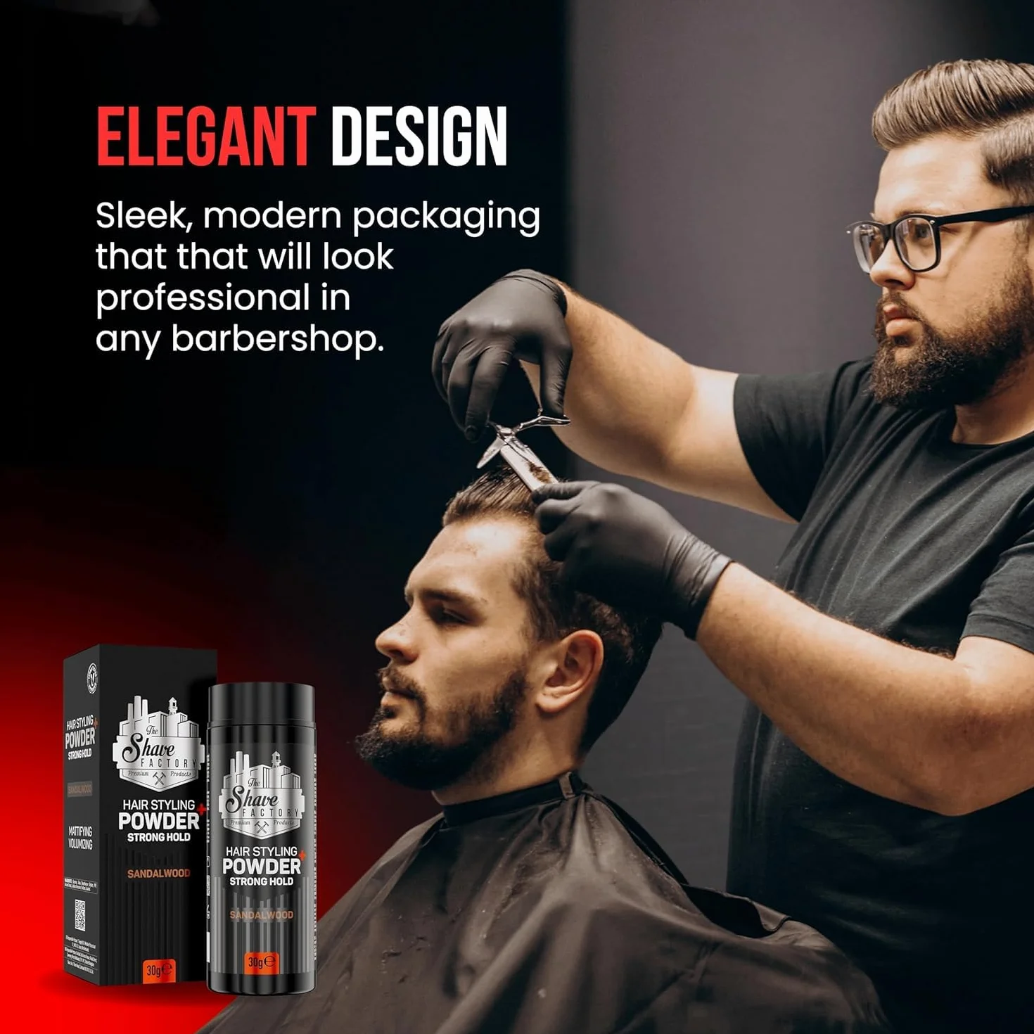 The Shave Factory - Strong Hold Hair Styling Powder - Puder do stylizacji włosów 30g