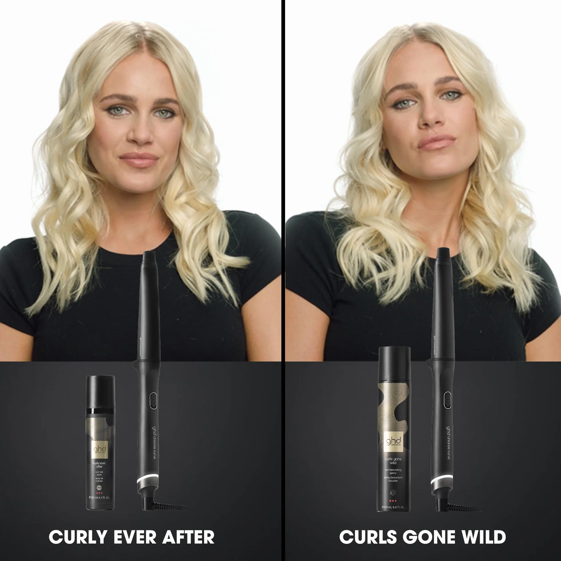 ghd Chronos Curve Conical Curve Lokówka stożkowa beczka 28-23 mm fale surfingowe loki bez puszenia się