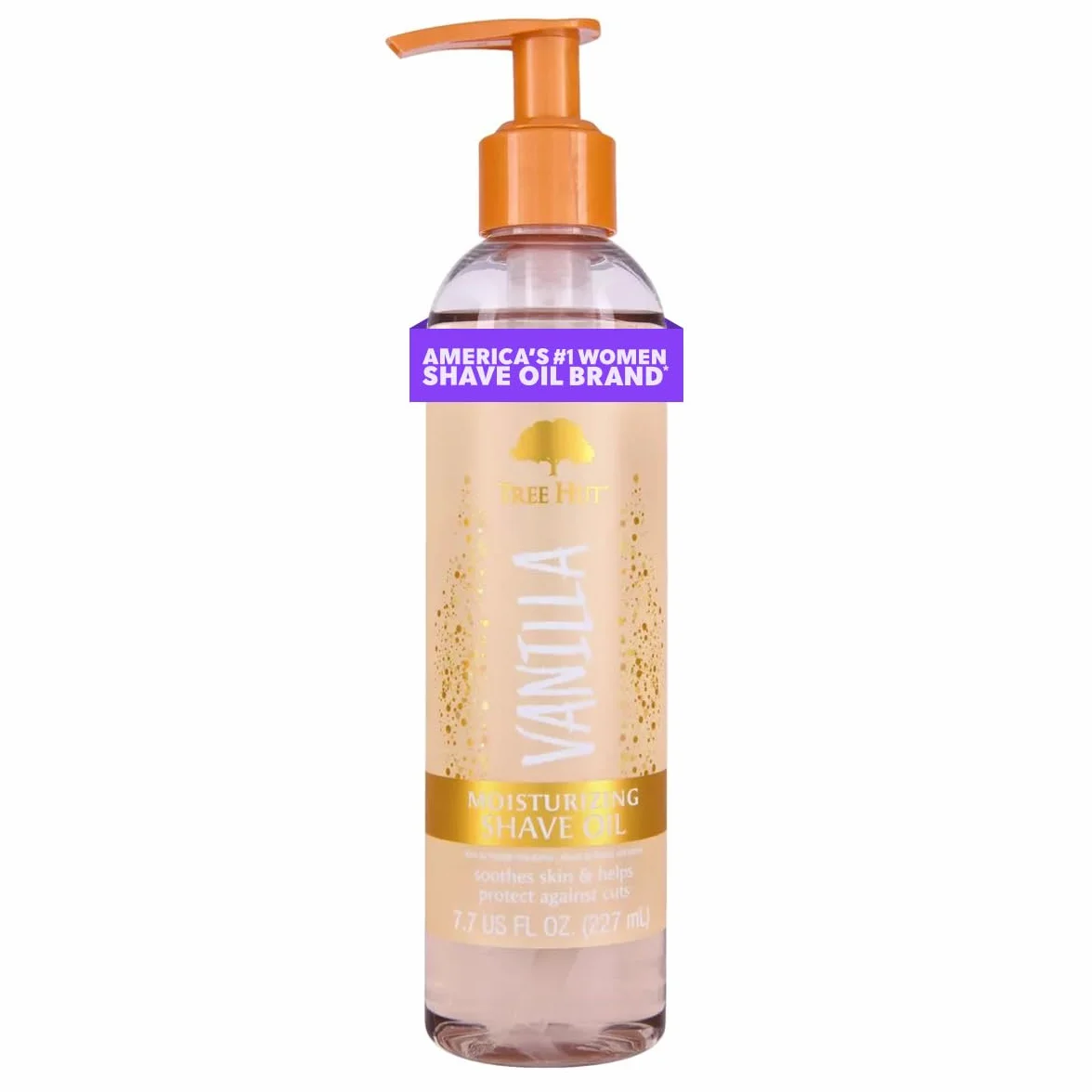 Tree Hut nawilżający olejek do golenia wanilia, masło shea, naturalne olejki, 7,7 fl oz