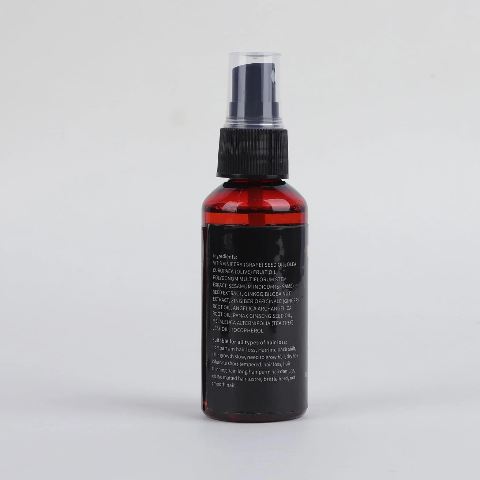 mężczyzn i kobiet spray do wzrostu włosów z olejkiem rozmarynowym,odpowiedni również do wzrostu brody,zmniejsza wypadanie włosów,stymuluje wzrost włosów,łagodny,odświeżający 60 ml