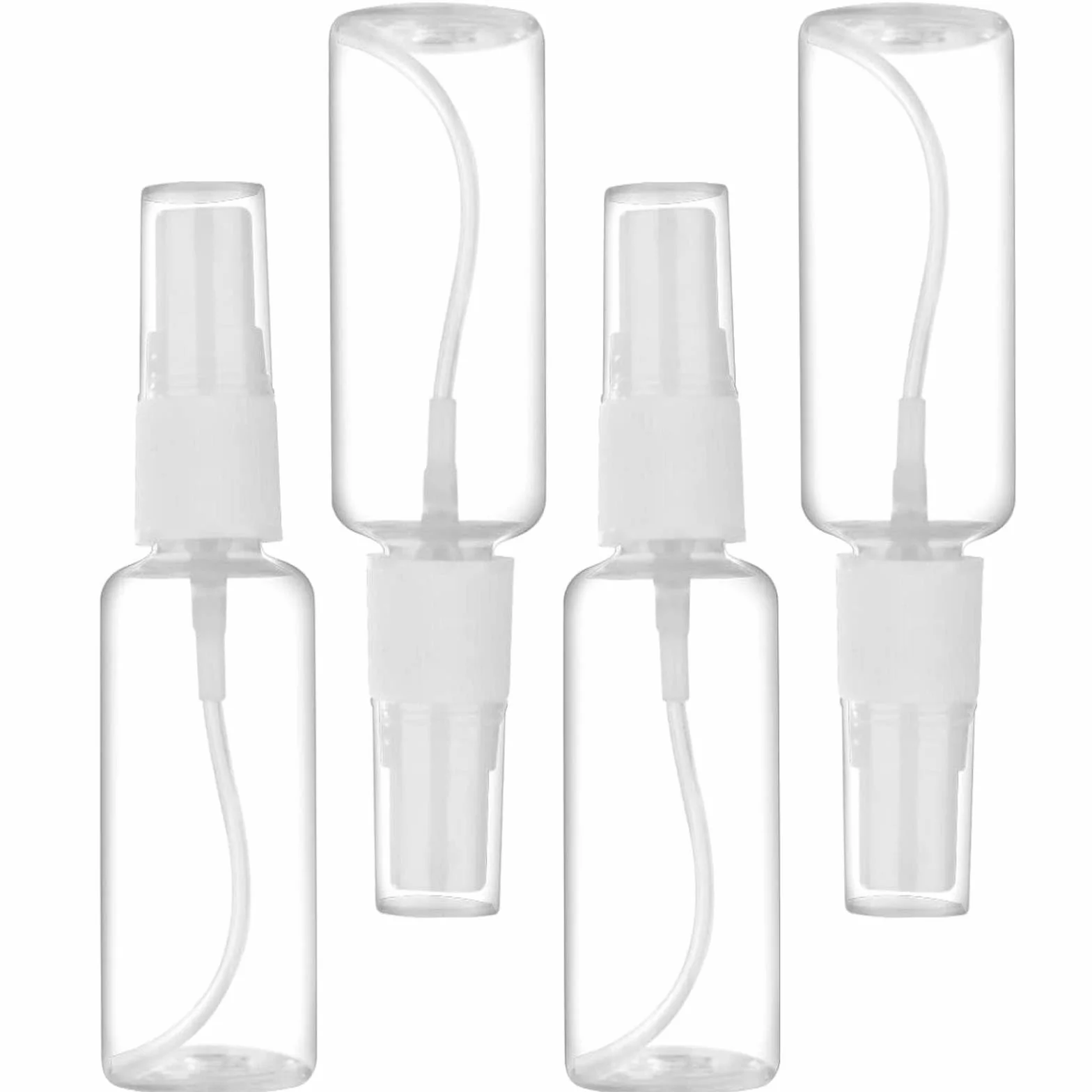 Spray Bottle Small 4 * 20ml, Atomizer Spray Bottle Empty, Atomizer Spray Bottles, Fine Mist Refillable Mini Perfume Atomizers, Plastic Pump Container for Travel and Going Out