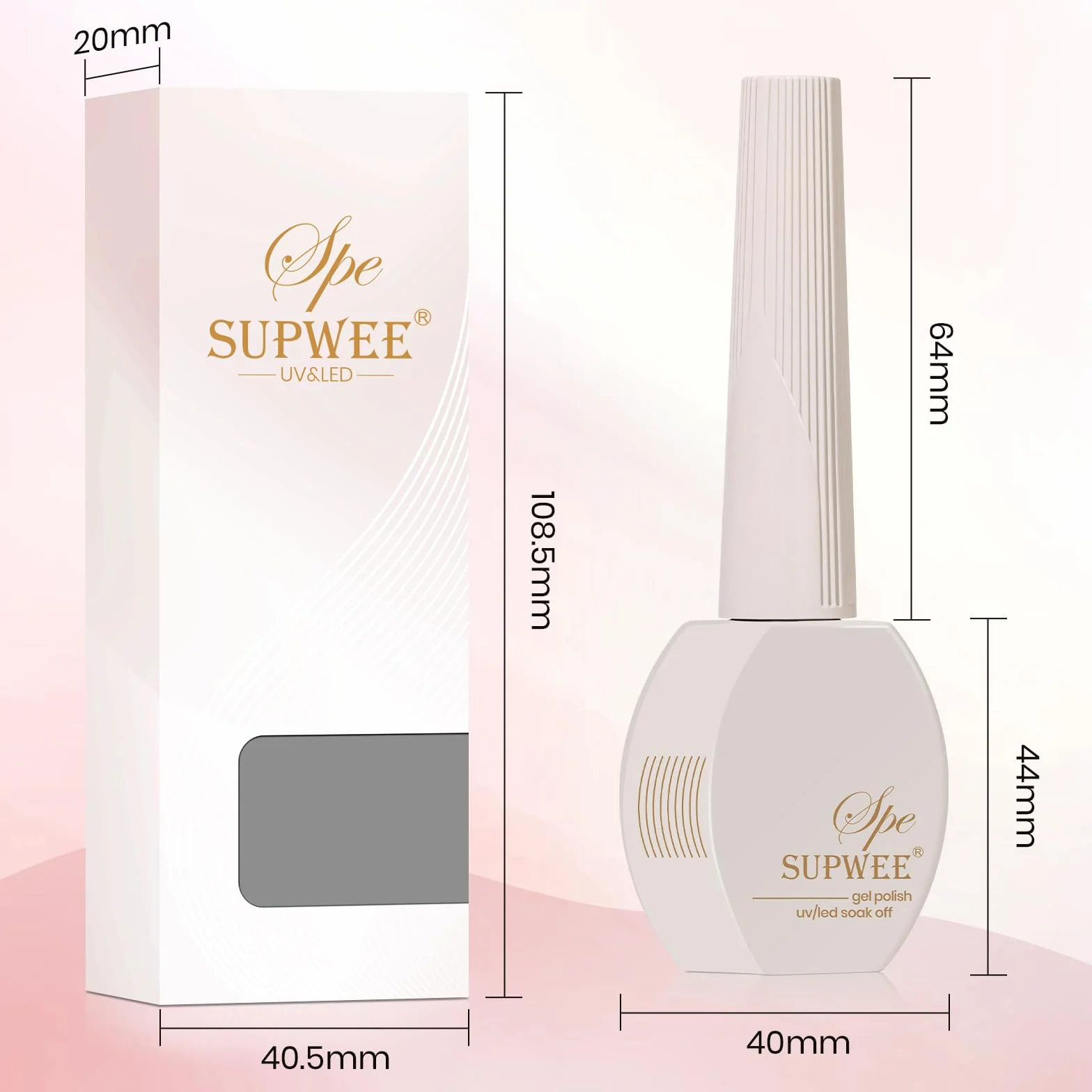 SUPWEE Cat Eye lakier żelowy UV do paznokci z magnesem, 15 ml, brokatowy Cat Eye żel różowy, magnetyczny lakier do paznokci, holograficzny kocie oko, lakier do paznokci, zmywalny, Nail Art Manicure