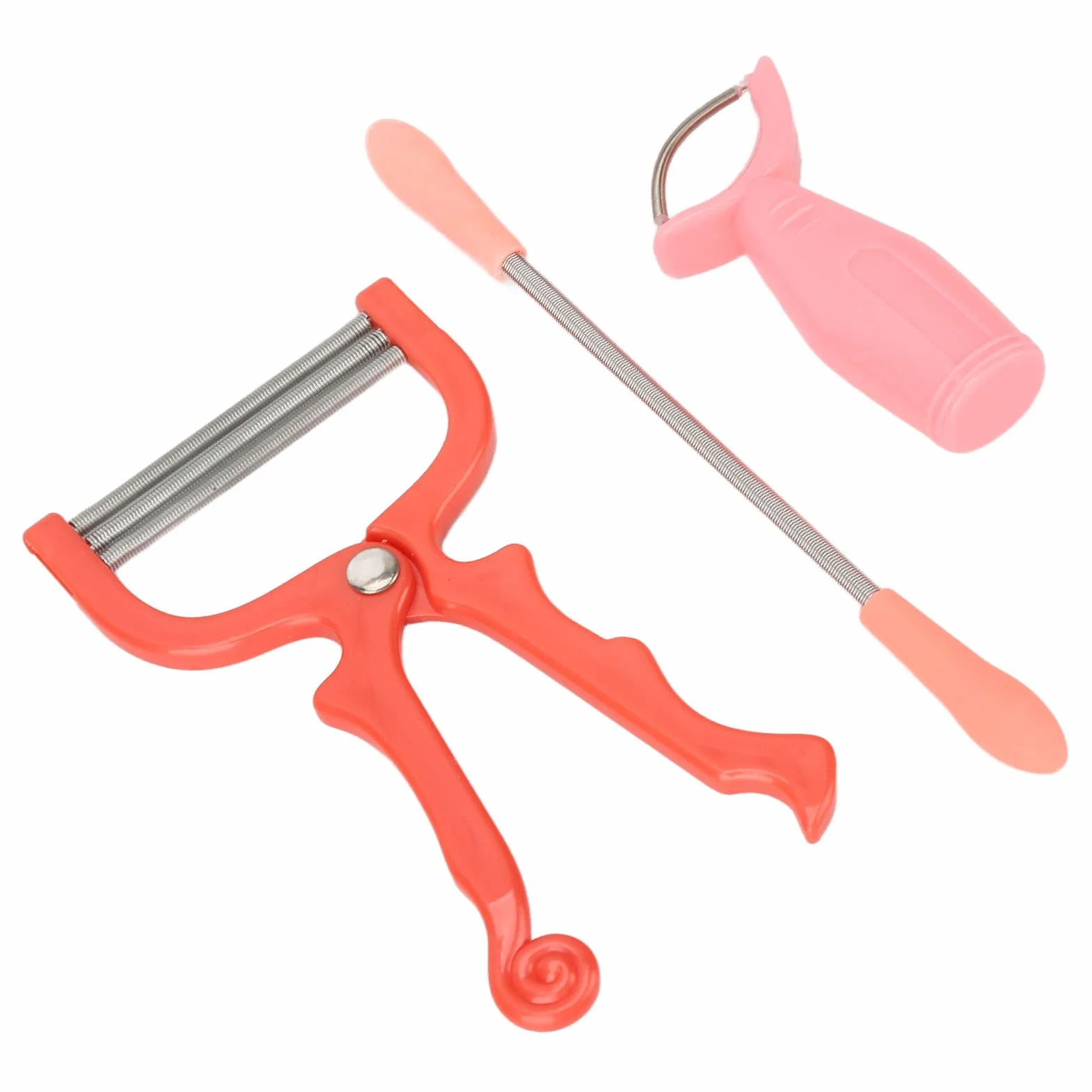 Sprężynowe depilatory, sprężyny do usuwania włosów z twarzyEpilator Stick Tools, Healifty Depilatory Tools, Remove Nnwanted Hair Przenośna stal nierdzewna Trwała bez plastiku bez pigmentów