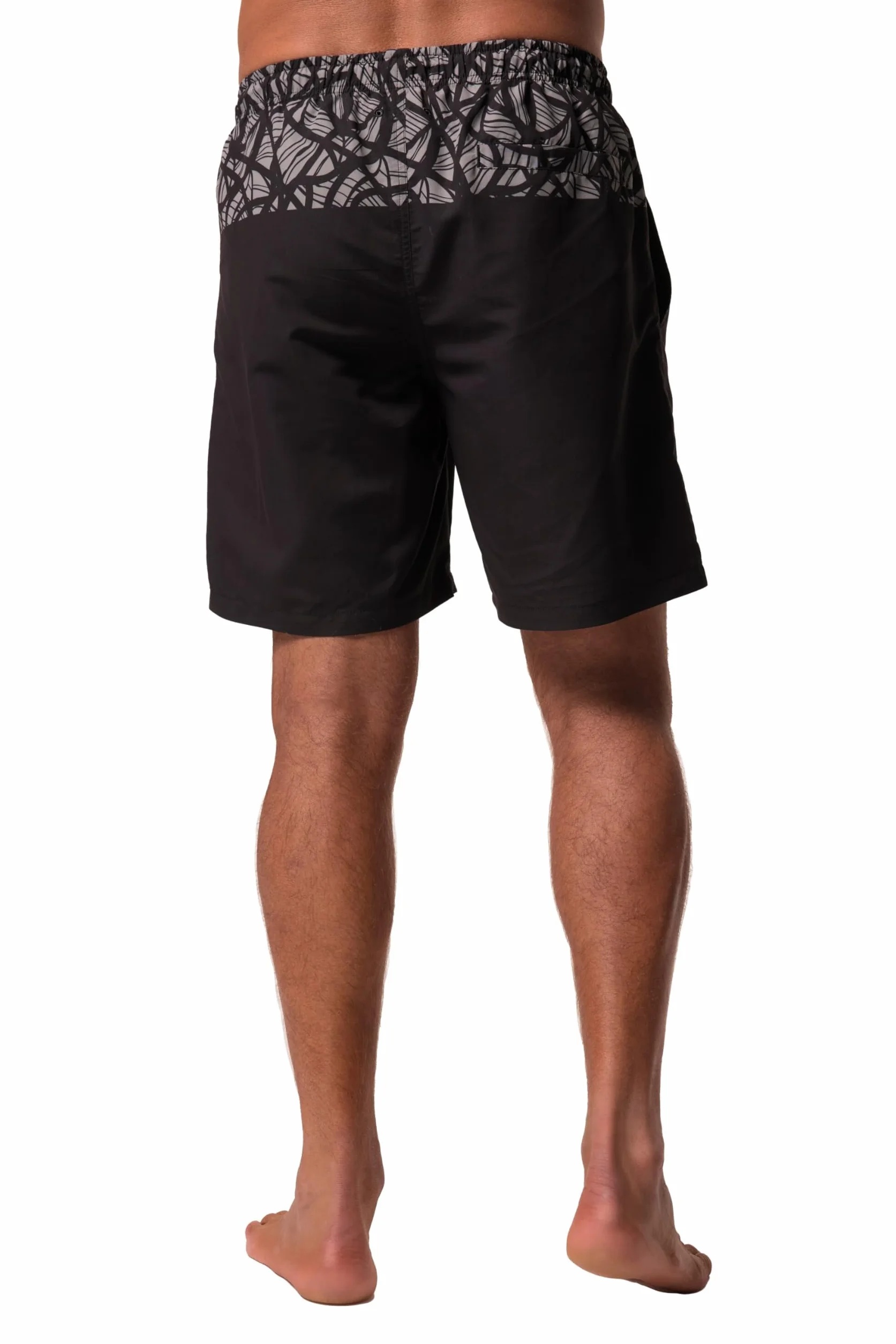 JAY-PI Spodenki do pływania Mężczyźni Badehose, Aop, 20cm