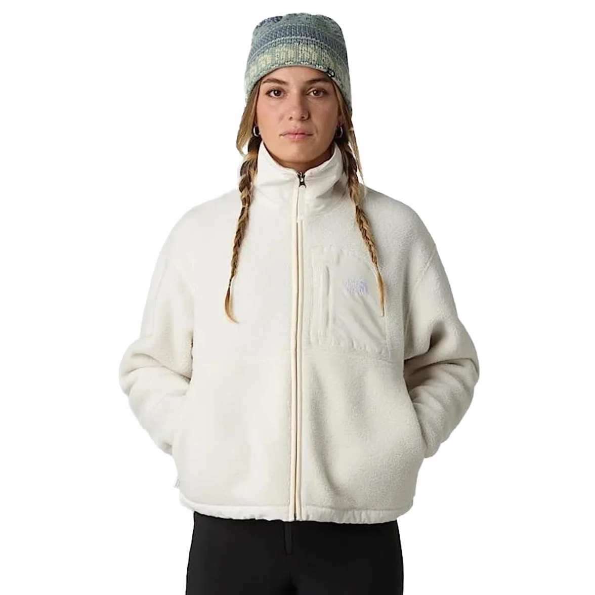 The North Face Kobiety Yumiori Off Peak Full Zip Kurtka White Dune S