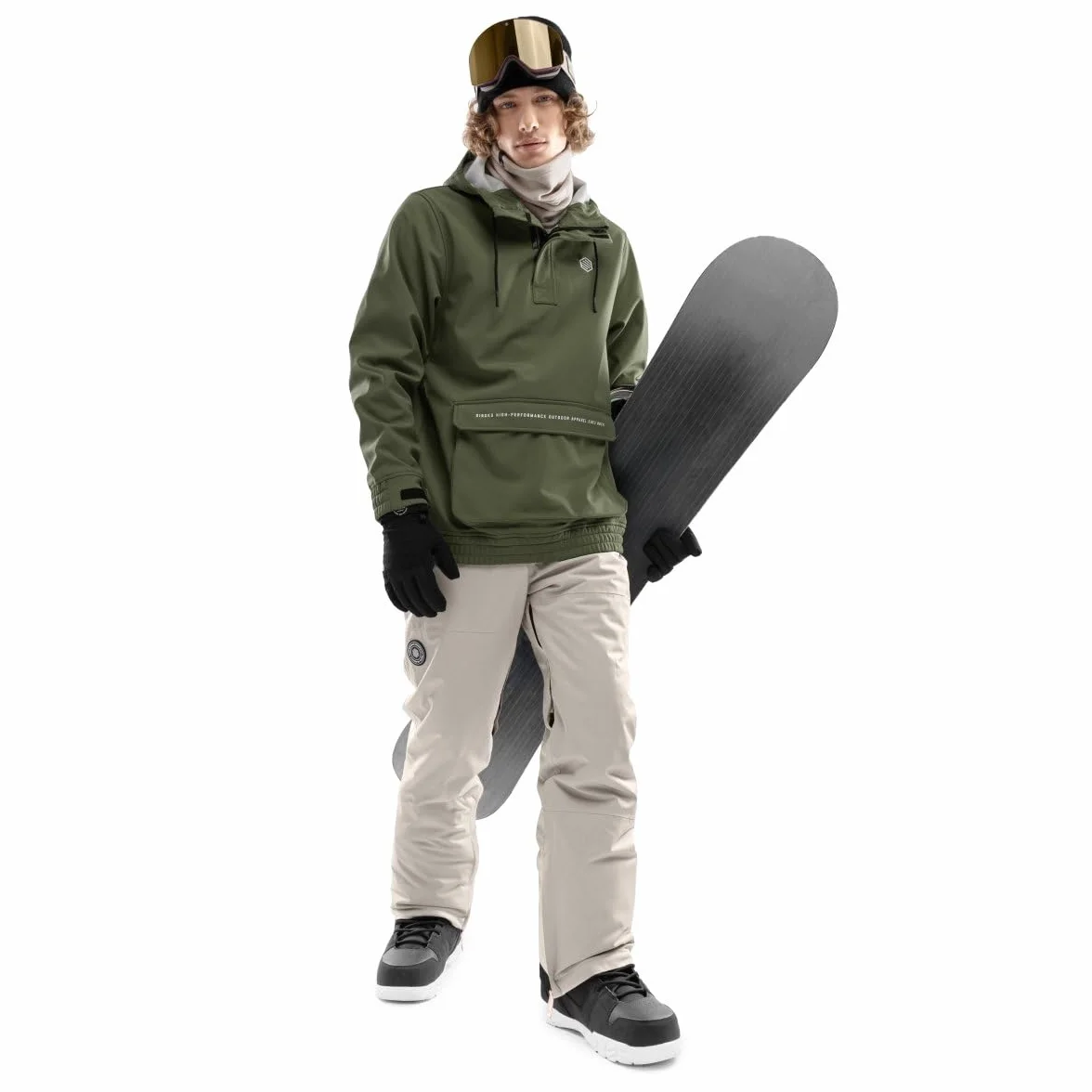 SIROKO - Kurtka Snowboardowa z Kieszenią Kangurką Siroko W3 Robson