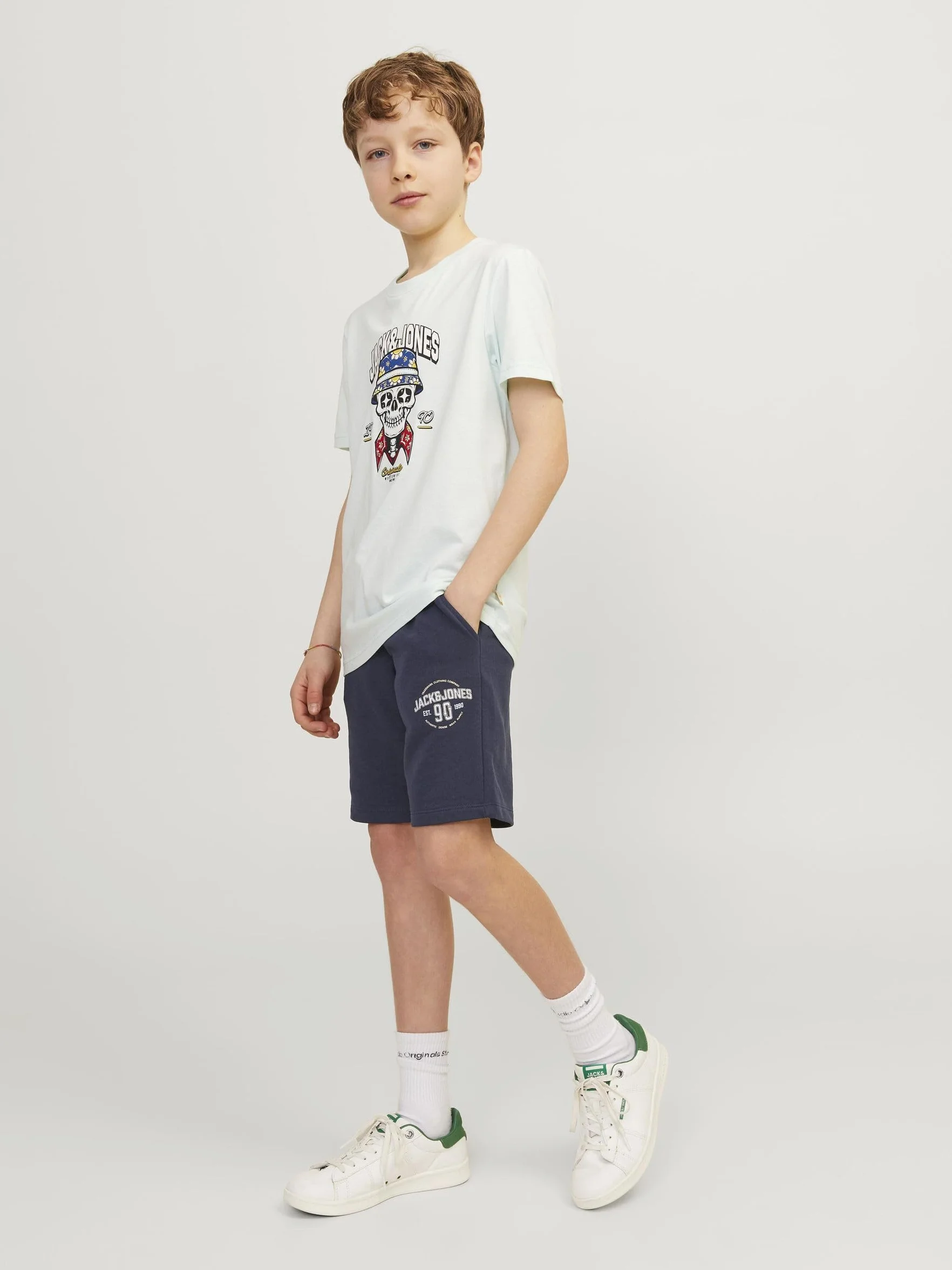 JACK & JONES Jpstminds Sweat Shorts Imp Jnr - Spodenki dresowe Chłopcy