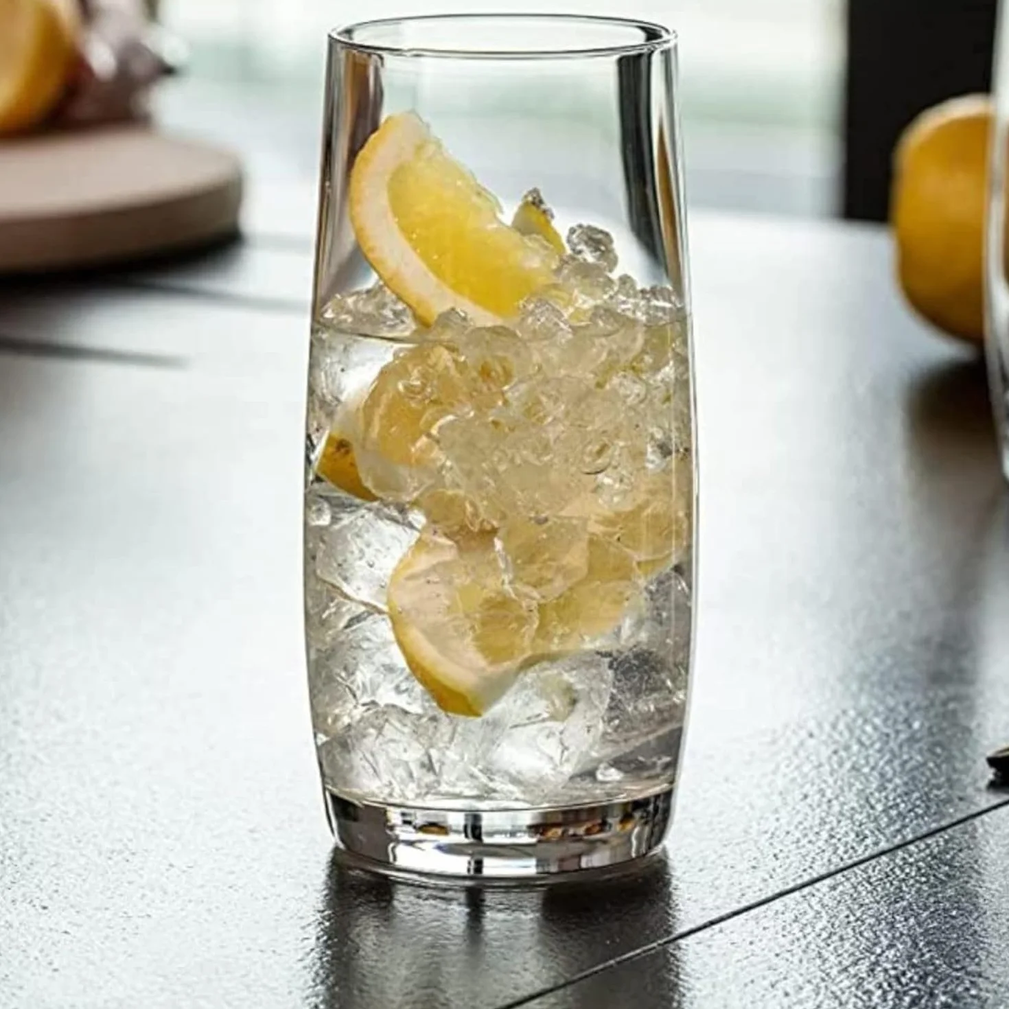 KROSNO Szklanki do Drinków, Wody, Soków i Innych Napojów | Zestaw 6 Szklanek | 410 Ml | Kolekcja Blended | Idealne do Domu, Restauracji i na Przyjęcia | Można Myć w Zmywarce