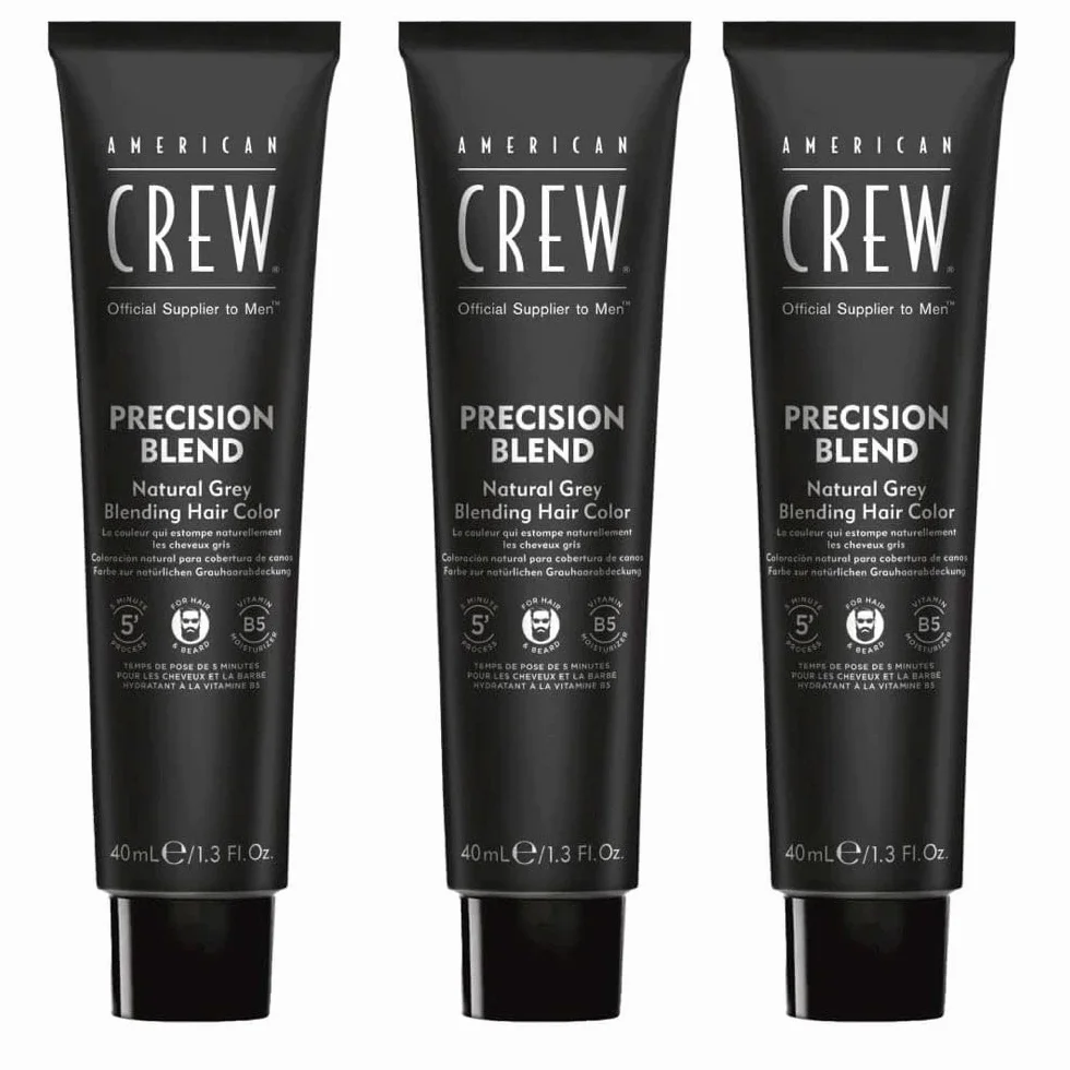 American Crew Precision Blend Dark 40 ml - Pack of 3