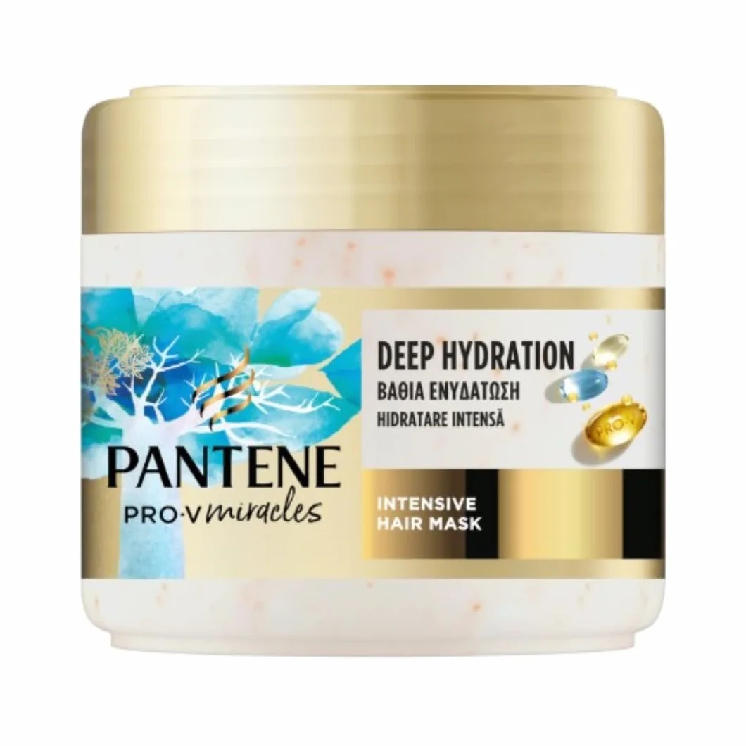 Pantene Pro-V Deep Hydration intensywna maska do włosów z biotyną 300 ml. Pro-V Miracles intensywna pielęgnacja suchych włosów. Miękkie włosy już po 1. zastosowaniu. Nadaje się do codziennego użytku