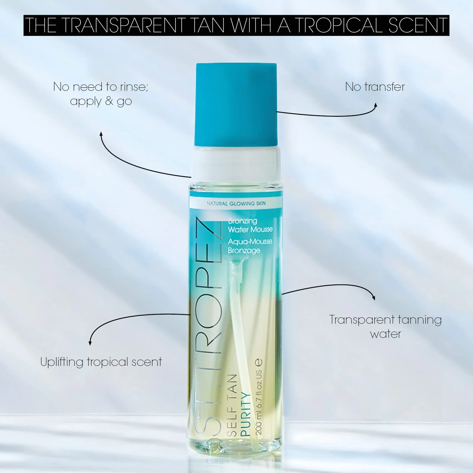ST. TROPEZ SELF TAN Ultralekka pianka brązująca do ciała 200ml