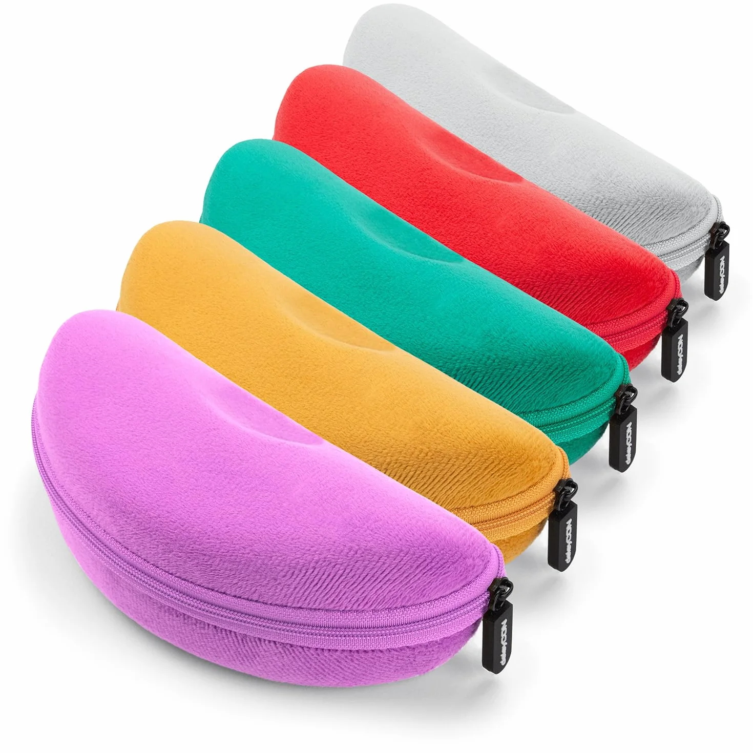 Brillenetui Hardcase Hartschalen Etui Brillentasche (aus Samt Stoff)