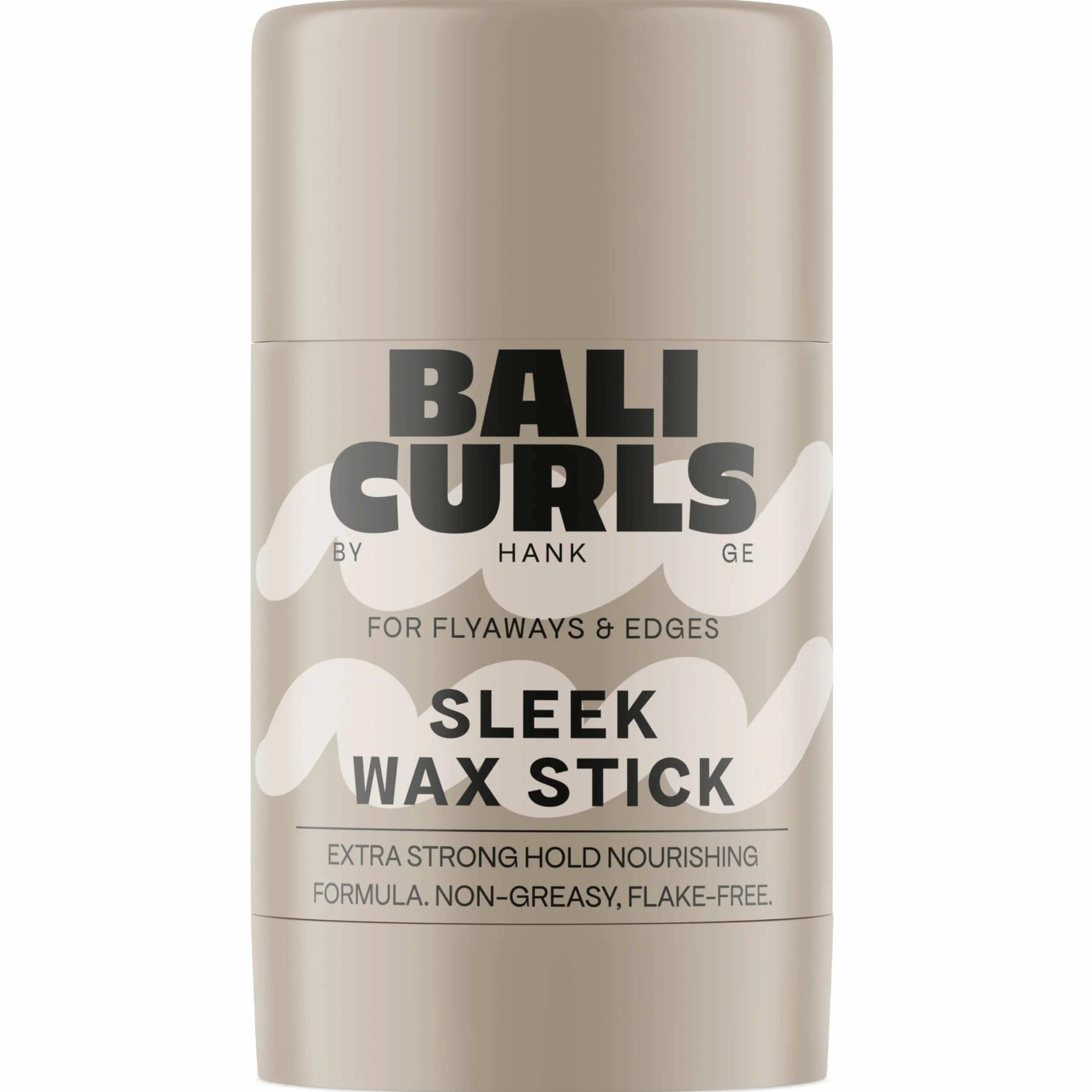 Bali Curls Sleek Wax Stick – bardzo mocny sztyft do stylizacji eleganckiego wyglądu i kucyków – przezroczysty wosk do włosów przeciwko latającym włosom – wegański – 40 g