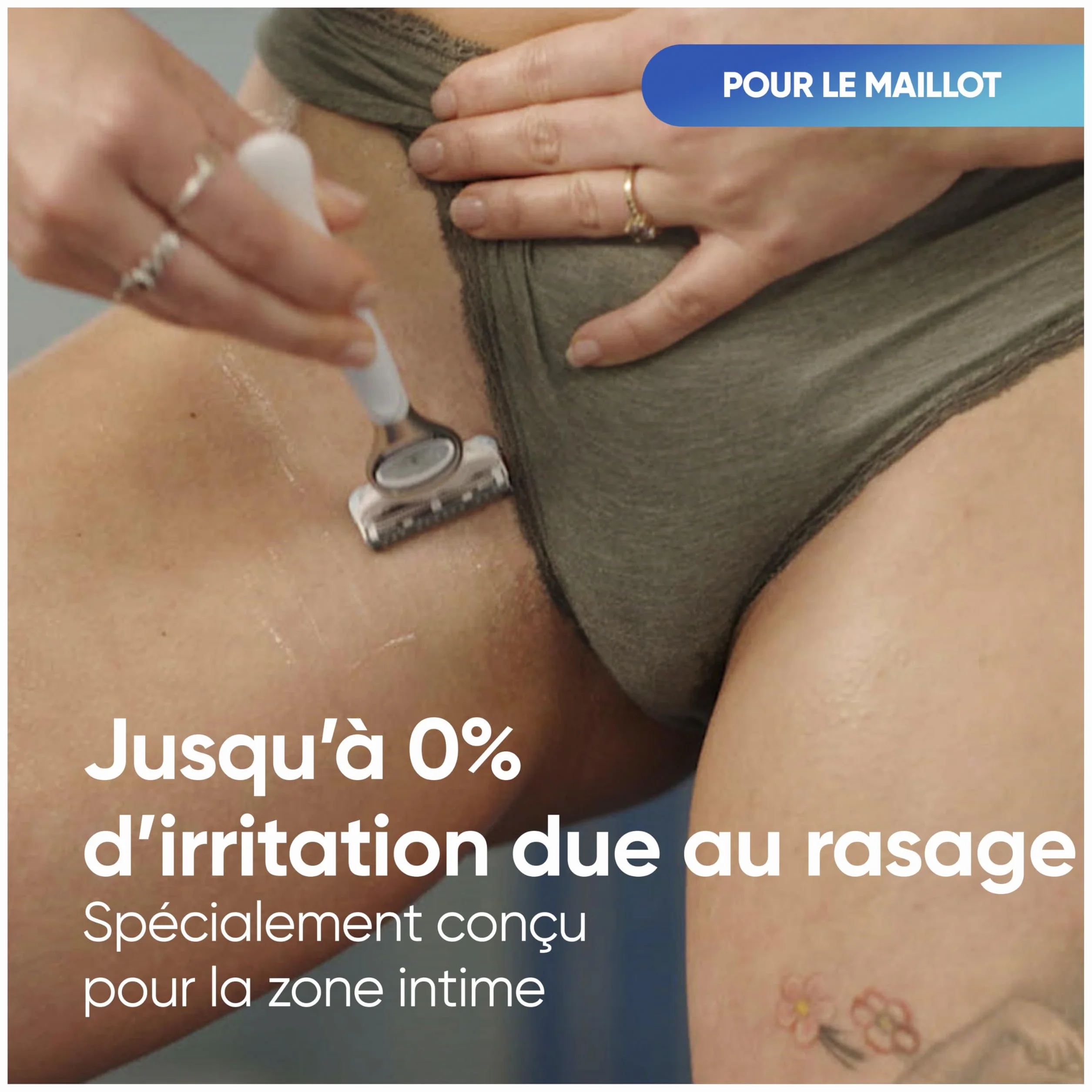 Gillette Venus brzytwa do skóry i włosów łonowych, 1 uchwyt + 1 żyletka