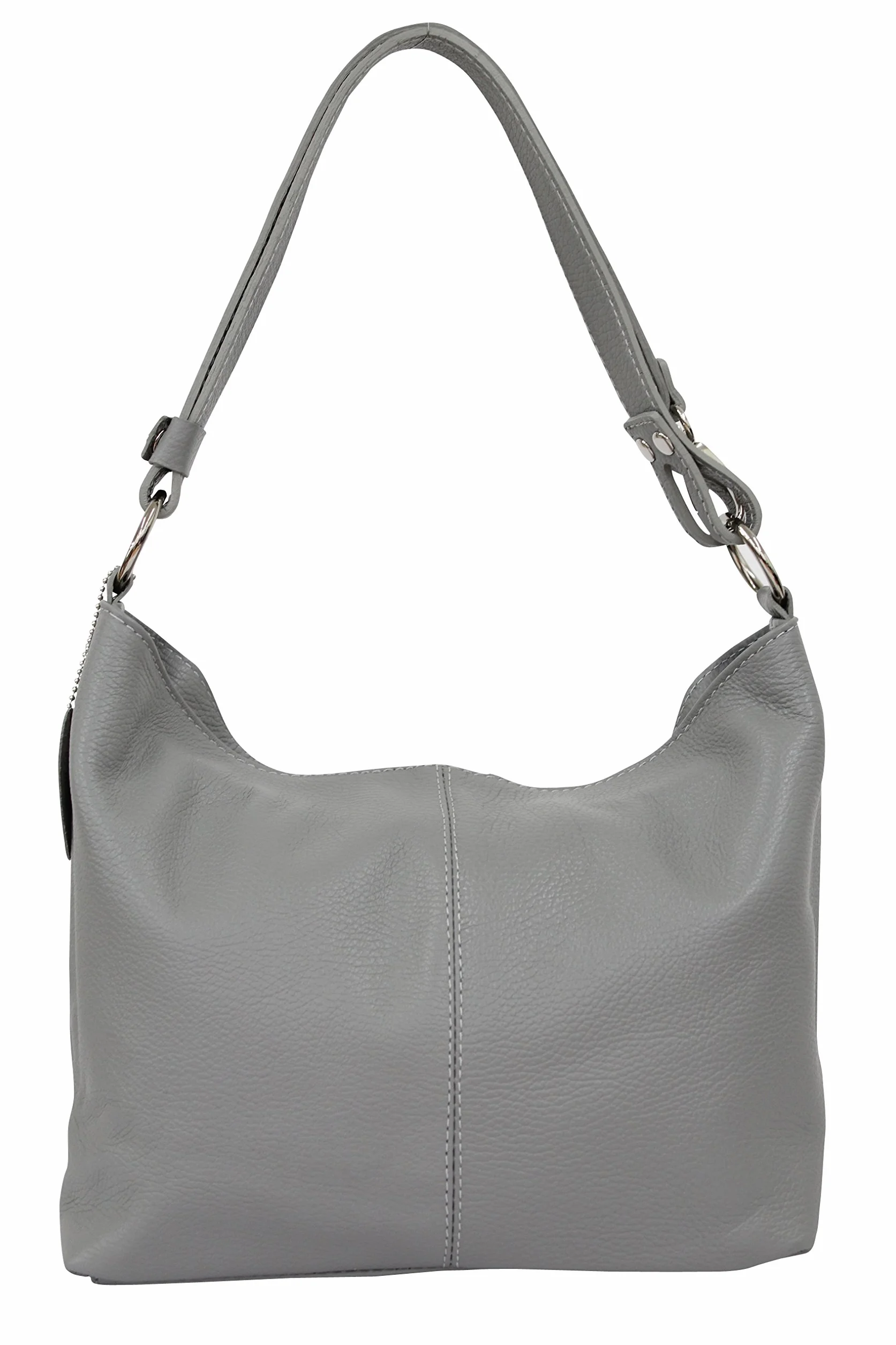 AMBRA Moda Damska skórzana torebka na ramię torba na ramię Hobo bag GL005