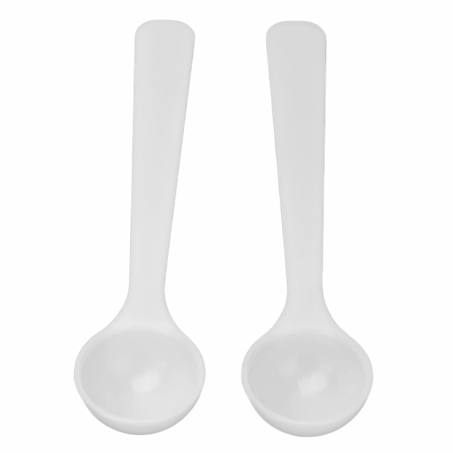 Łyżki Pomiarowe,100 Szt. Plastikowa Łyżka do Nawozu 2 ml/1G Odporność Na Wysoką Temperaturę Łyżka Pomiarowa Mikro Miarki Mini Miarki do Ogrodnictwa Nawożenie Kuchnia Gotowanie Pieczenie