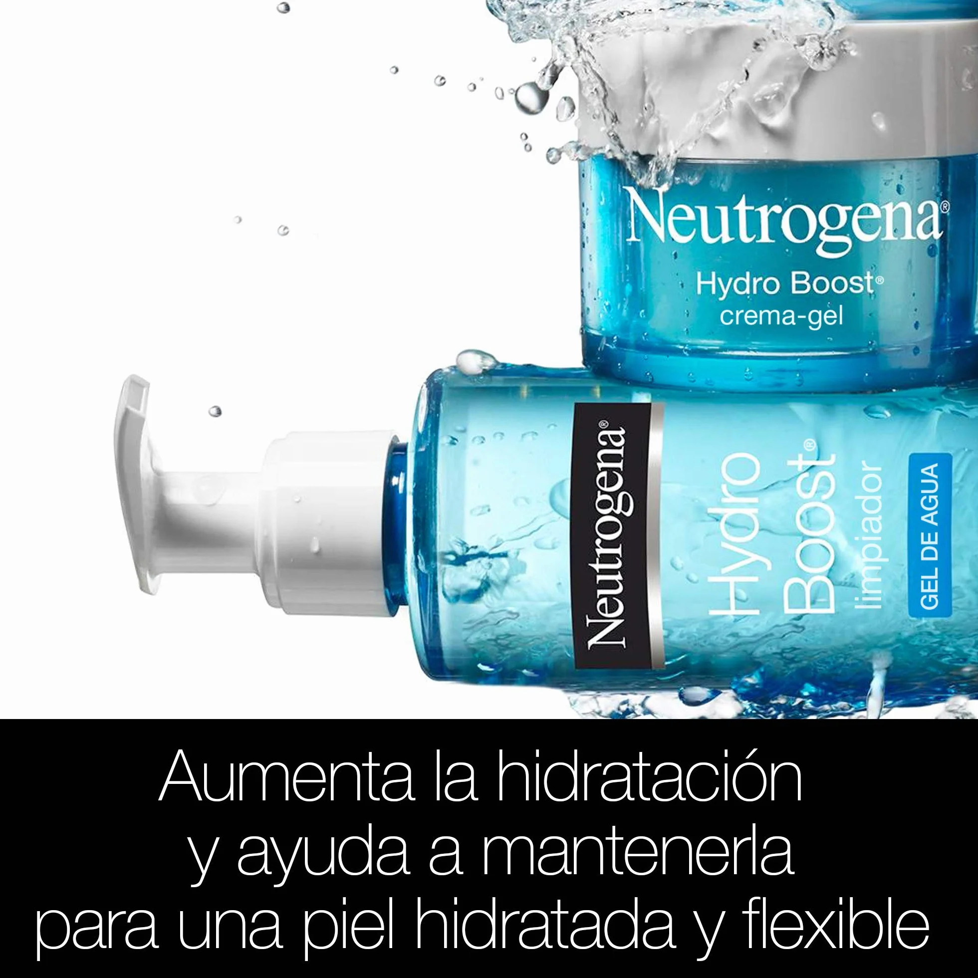 Neutrogena Hydro Boost Potrójna woda micelarna z kwasem hialuronowym, do twarzy i oczu, 1 butelka z pompką 400 ml